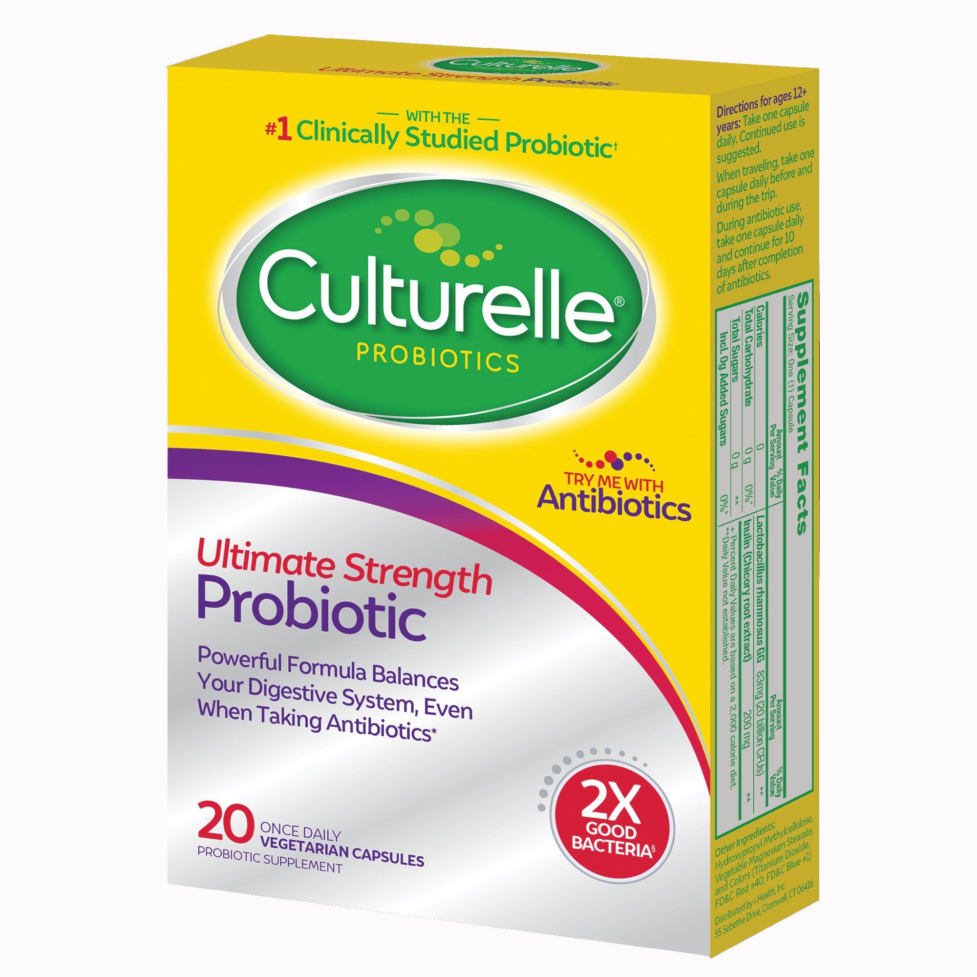 Probiotic Dietary Supplement Culturelle® 20 per Box Capsule - image 3