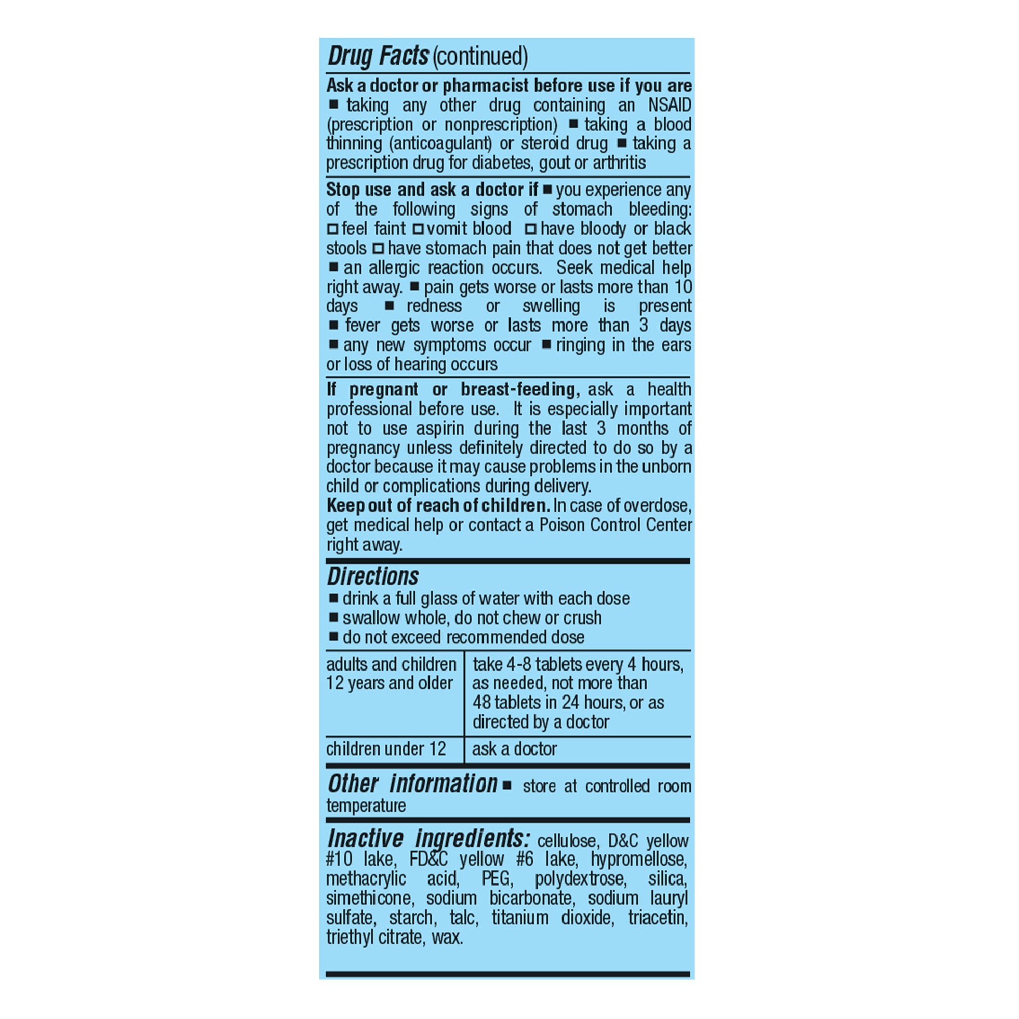Pain Relief Geri-Care® 81 mg Strength Aspirin Tablet 200 per Bottle - image 3