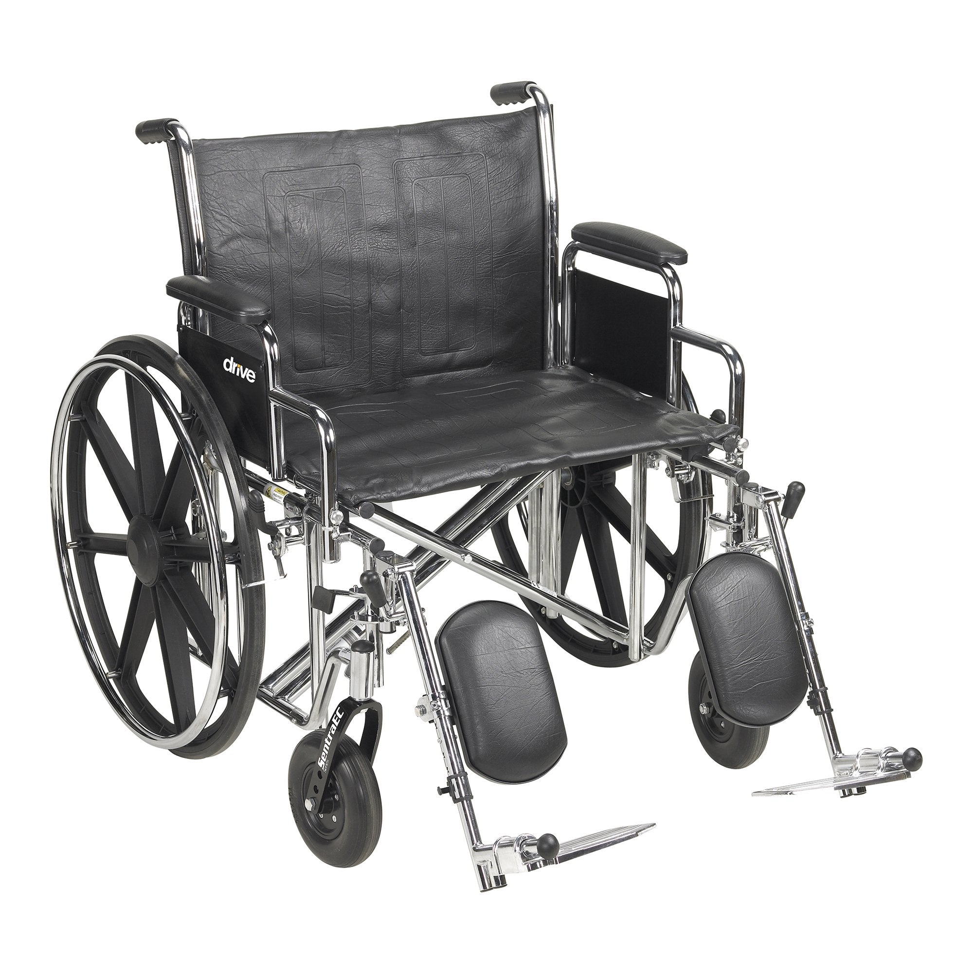 McKesson Bariatric Wheelchair, 24-Inch Seat Width