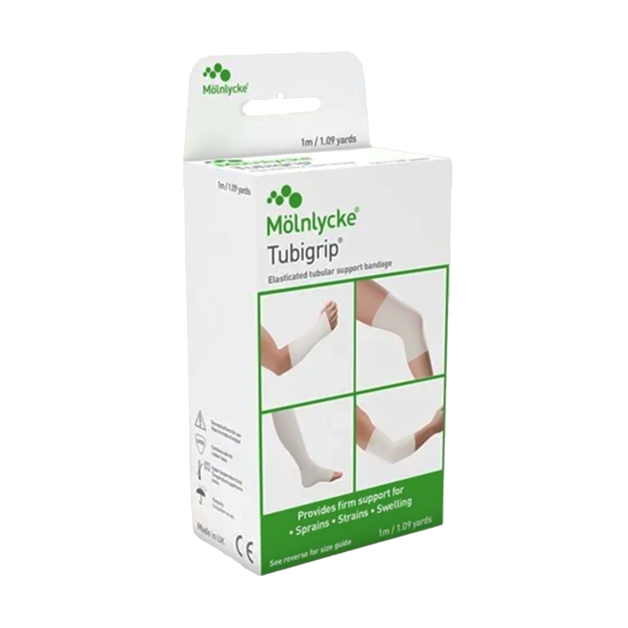 Elastic Tubular Support Bandage Tubigrip® 3 Inch X 1 Yard Large Arm / Medium Ankle / Small Knee Pull On Natural NonSterile Size D Standard Compression - image 3