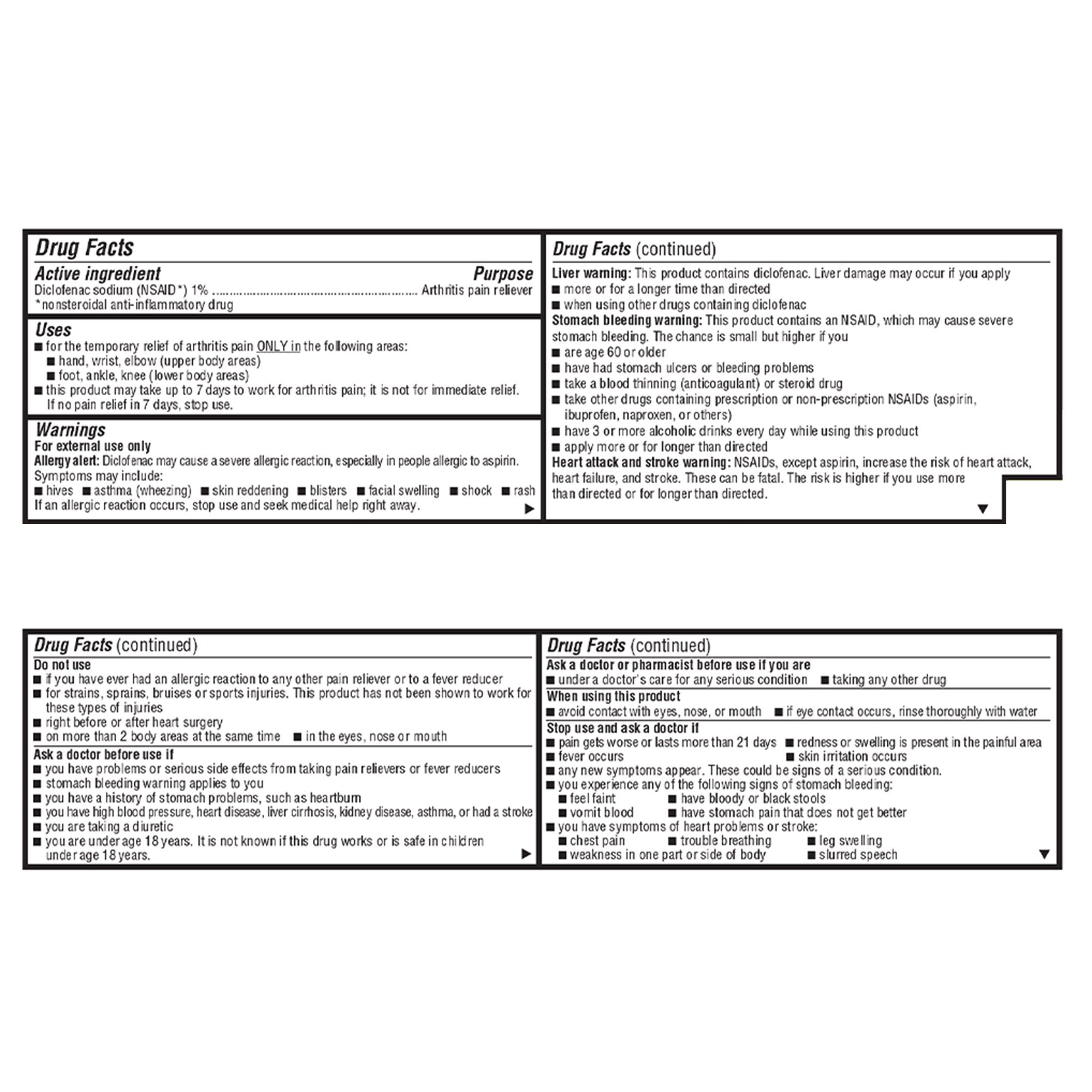 Topical Pain Relief Geri-Care® 1% Strength Diclofenac Sodium Topical Gel 100 Gram - image 3