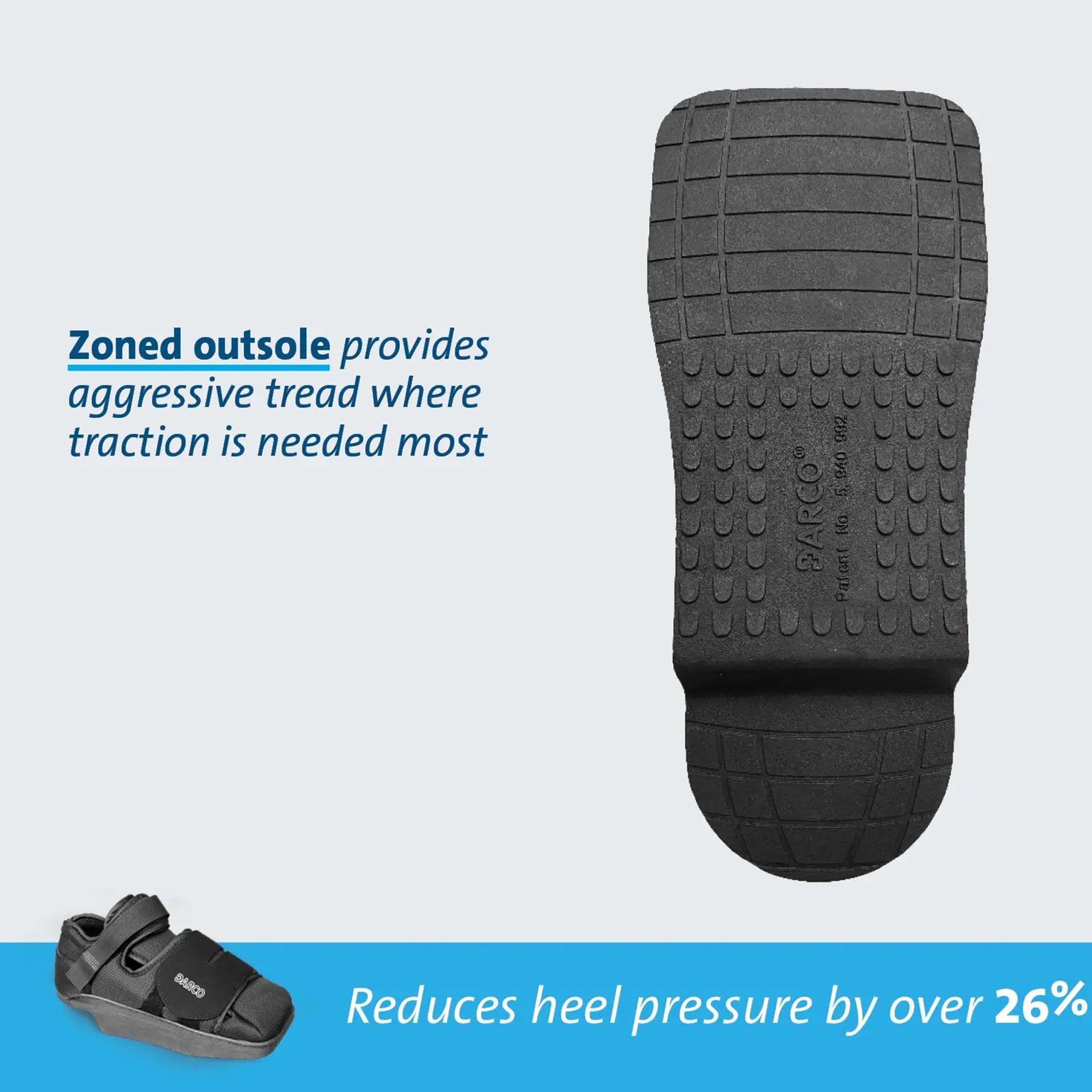 Post-Op Shoe HeelWedge™ Large Unisex Black - image 6