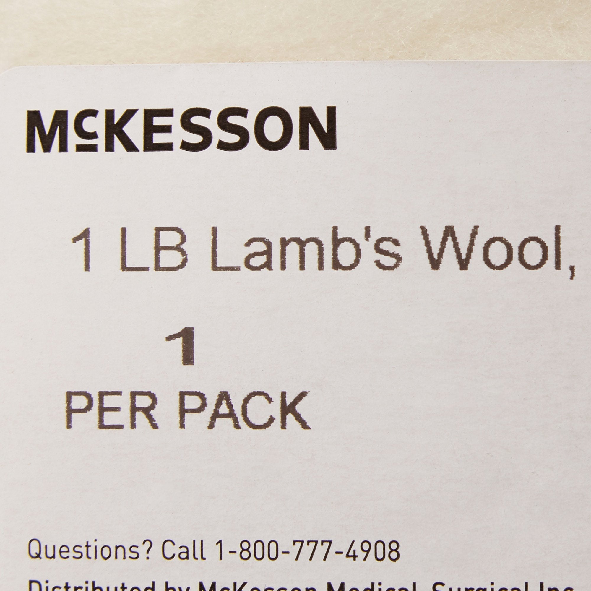 McKesson Lamb's Wool, 1 lb. (1 Unit)
