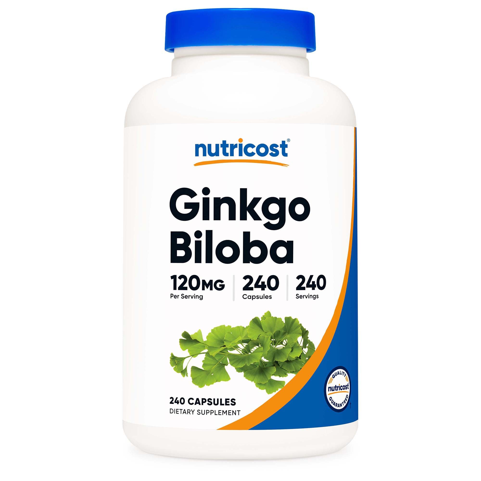 Dietary Supplement nutricost® Ginko Biloba 120 mg Strength Capsule 240 Per Bottle