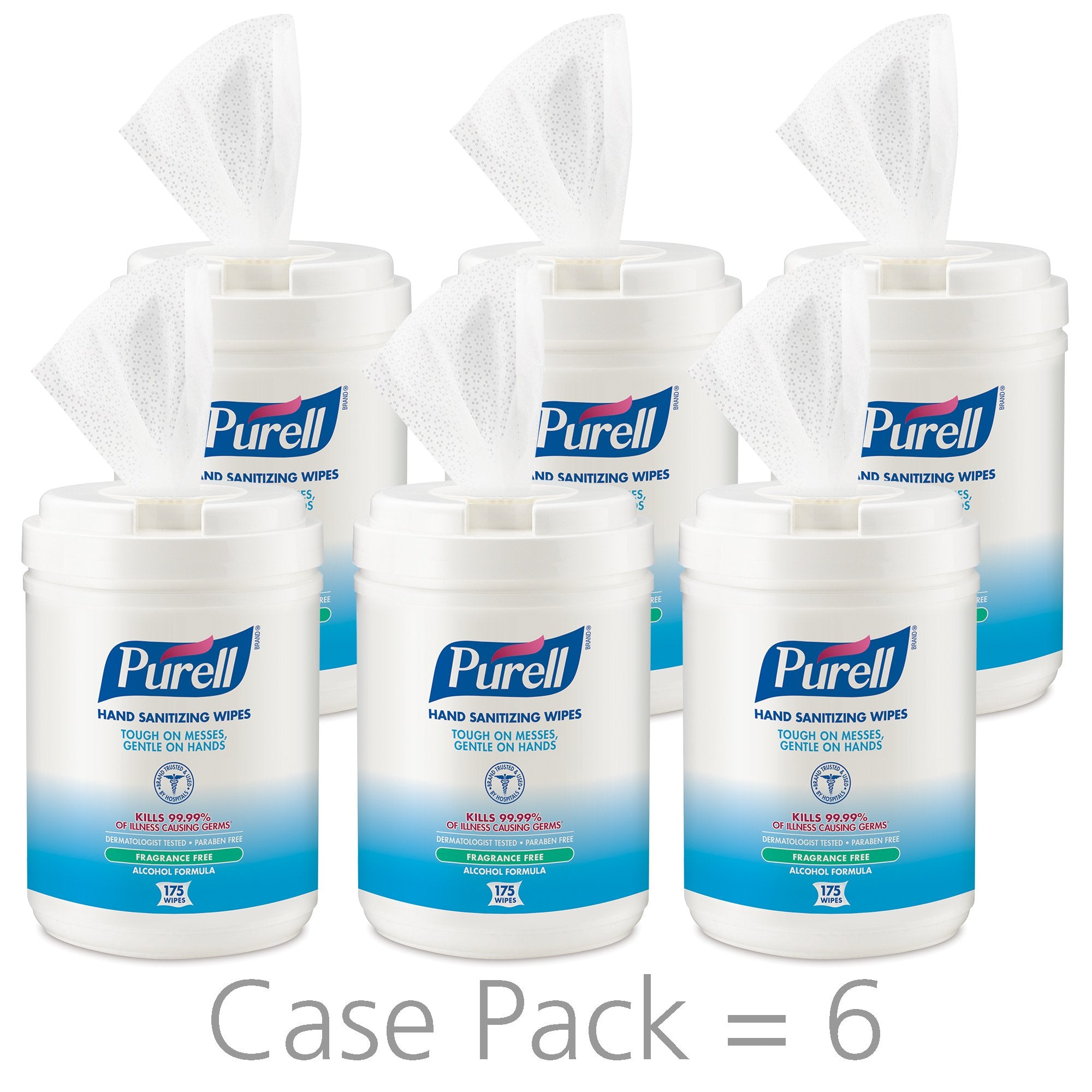 Hand Sanitizing Wipe Purell® 175 Count Ethyl Alcohol Wipe Canister - image 3