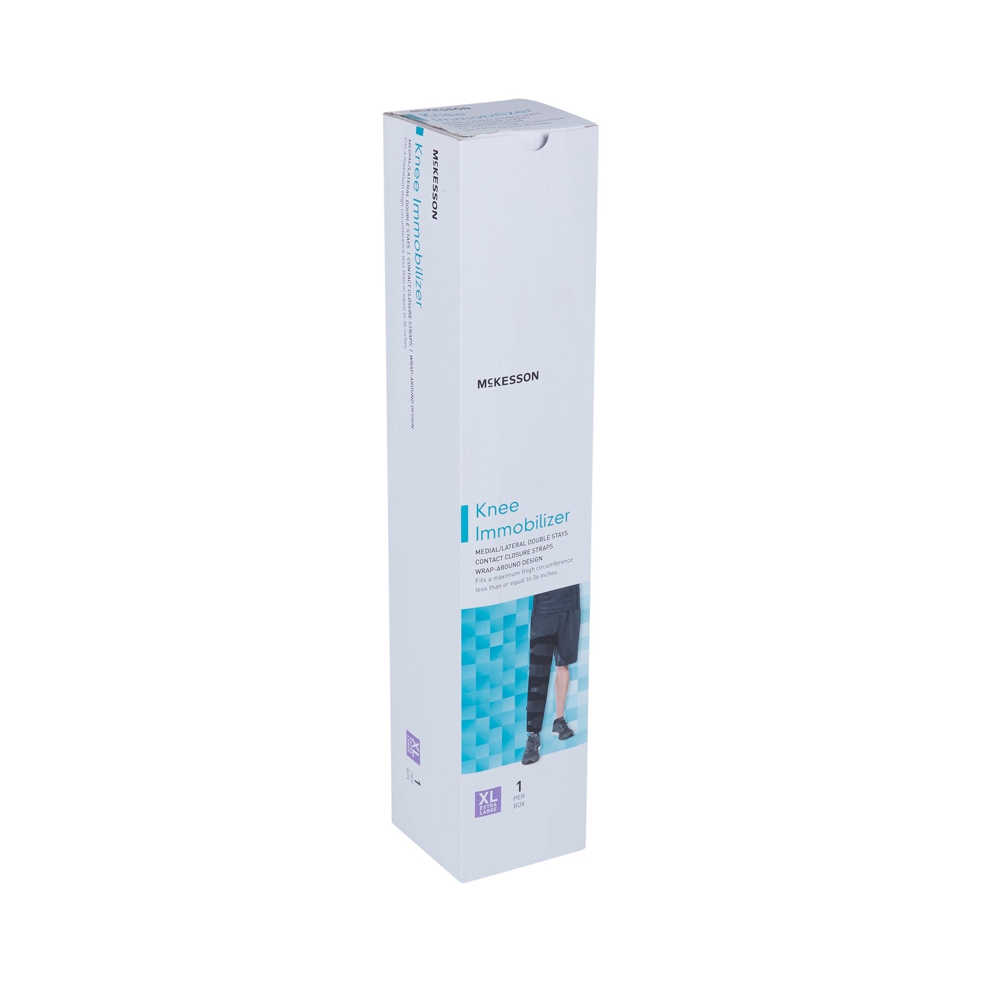 McKesson Knee Immobilizer, 18-Inch Length, Extra Large (1 Unit)
