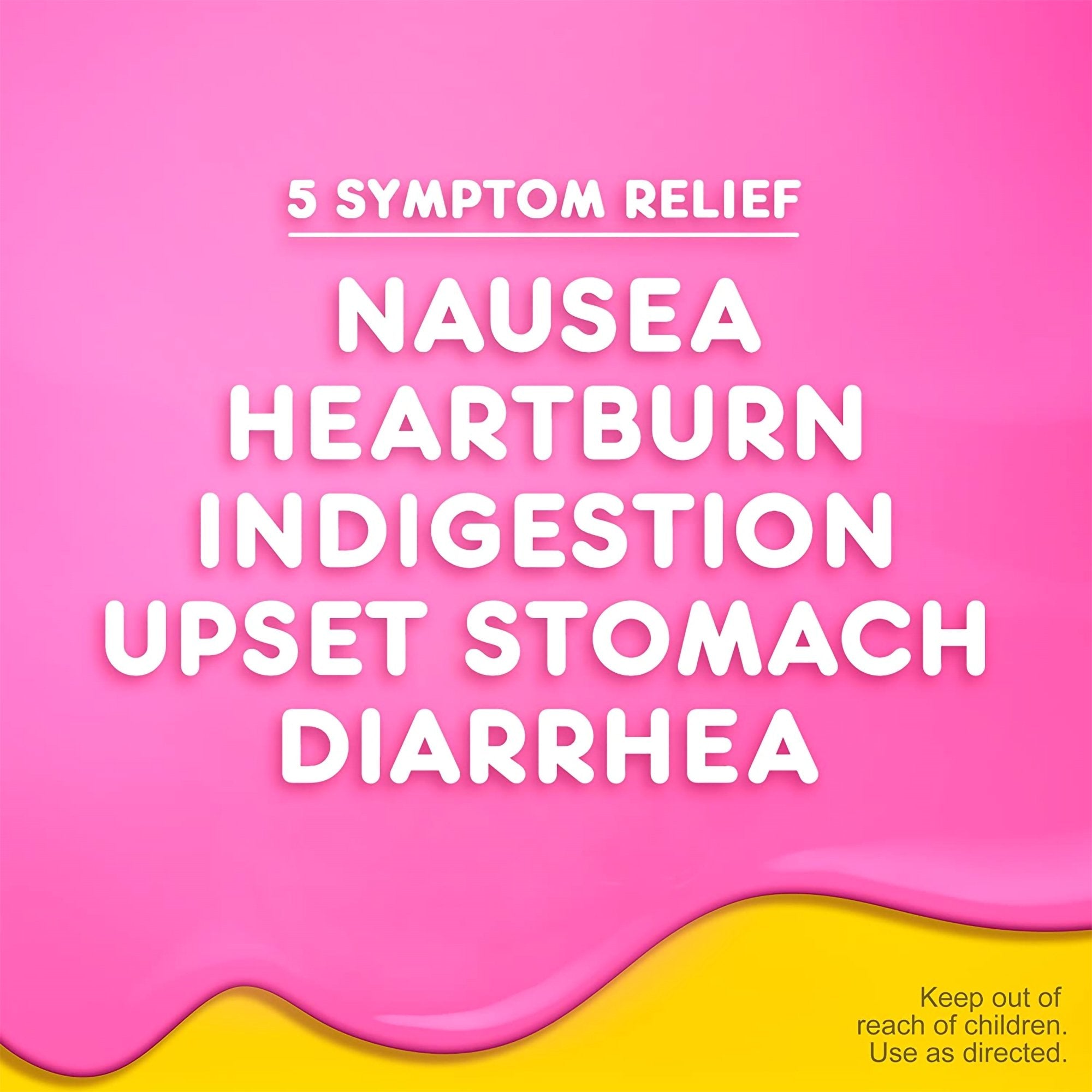 Anti-Diarrheal Pepto Bismol® 262 mg Strength Chewable Tablet 30 per Box - image 5