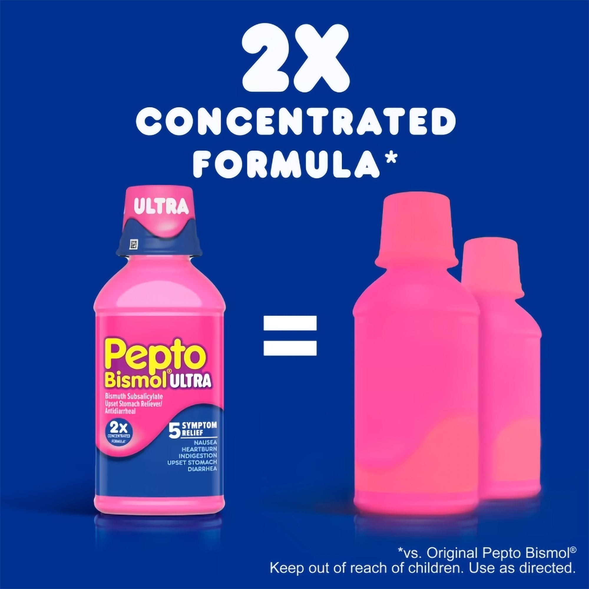 Anti-Diarrheal Pepto Bismol® Ultra 262 mg Strength Liquid 8 oz. - image 3