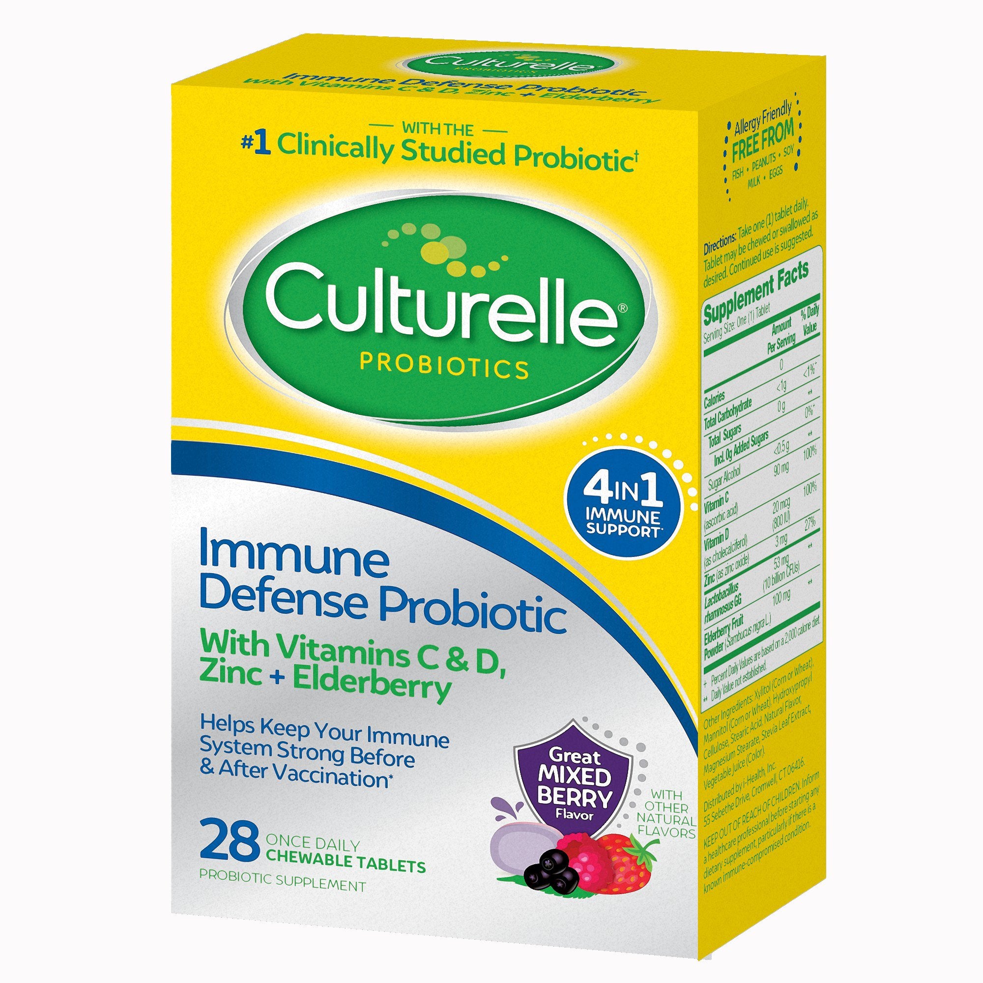 Probiotic Dietary Supplement Culturelle® 28 per Box Chewable Tablet - image 3