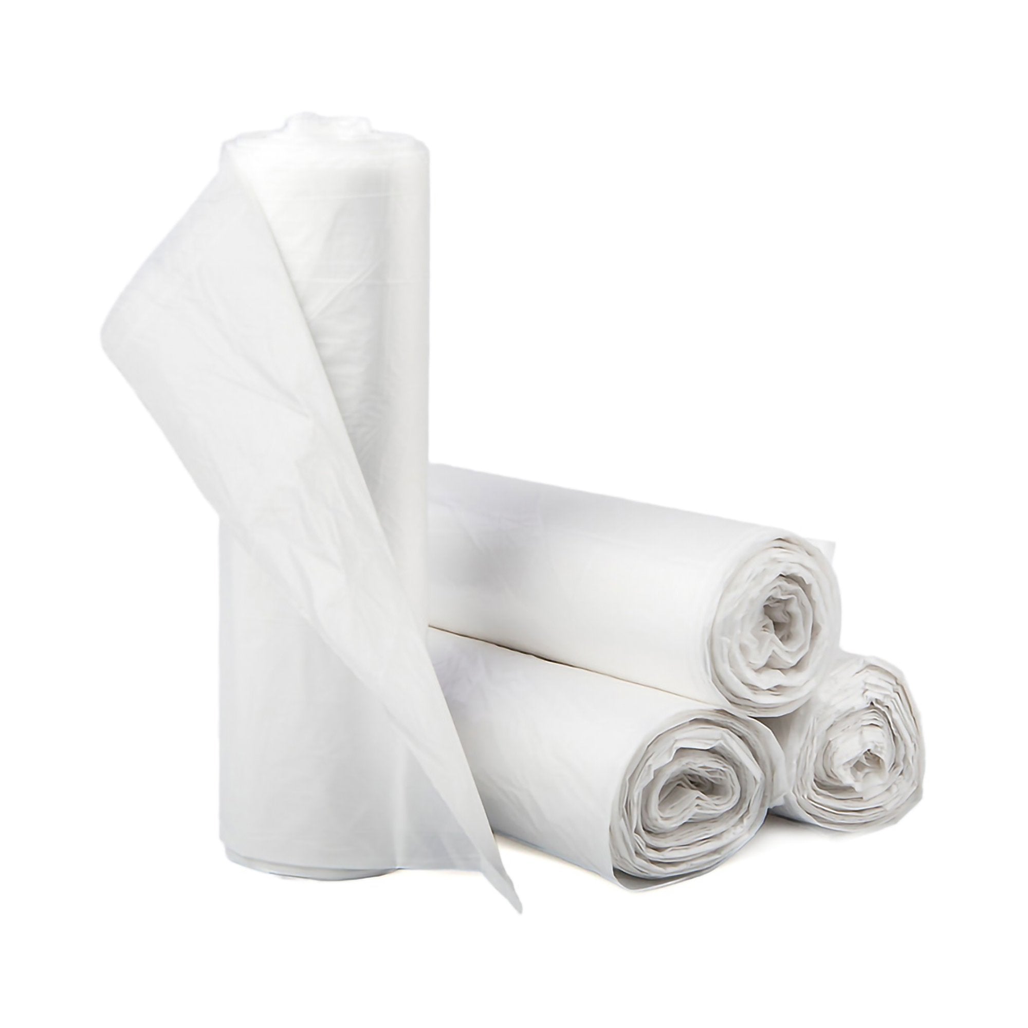 McKesson Extra Heavy Duty Clear Trash Bag, 45 gal, 17 Mic (250 Units)