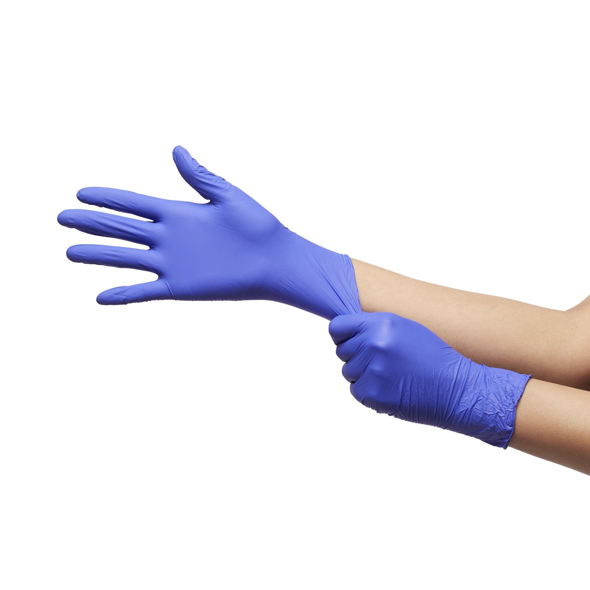 McKesson Confiderm 3.0 Nitrile Exam Gloves, Small, Textured Blue - 1 Unit