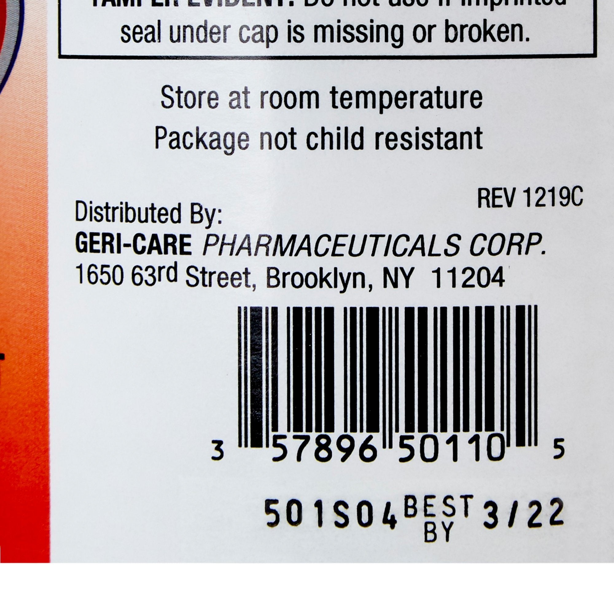 Geri-Care® One-Daily Multivitamin Supplement (1 Unit)