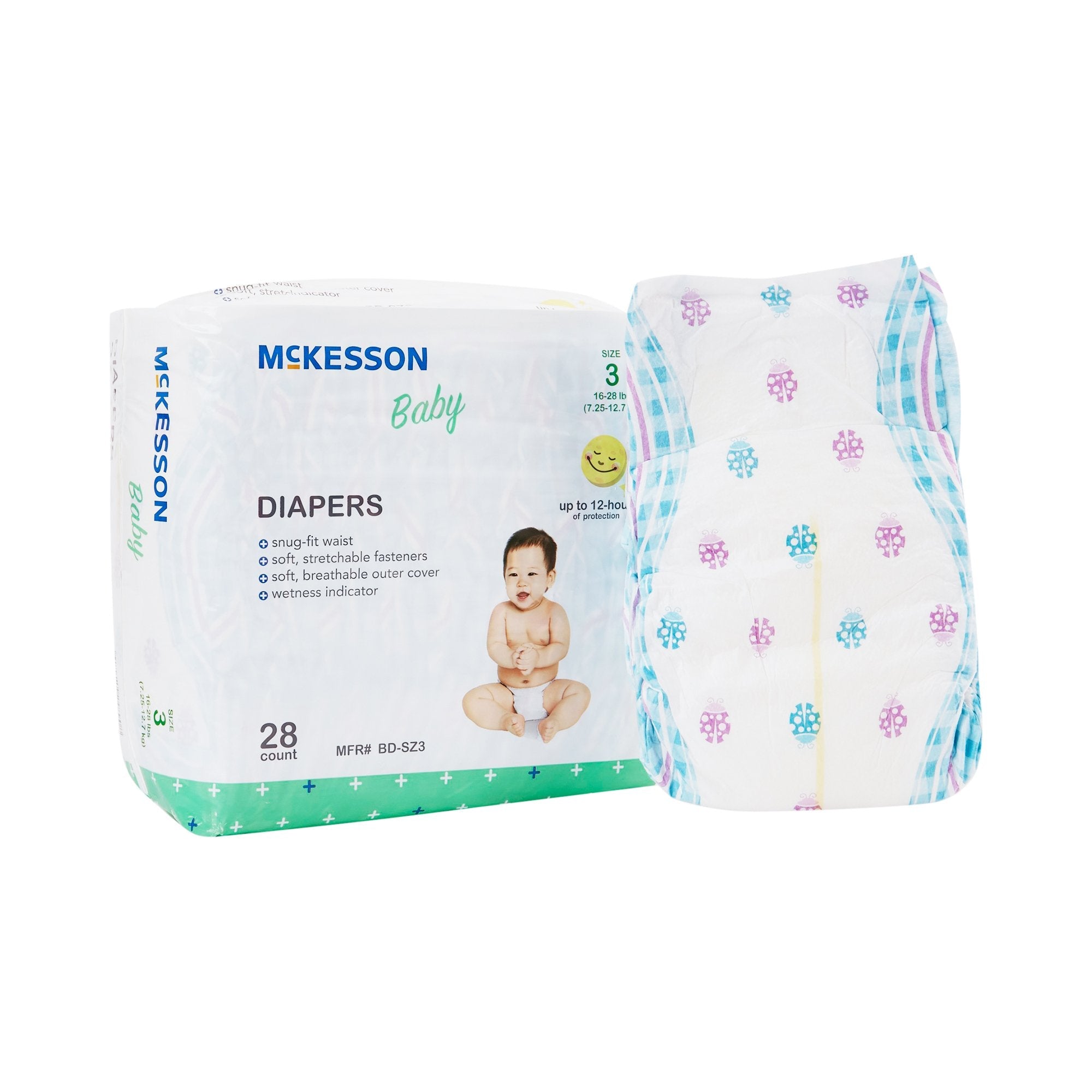 McKesson Baby Diapers, Size 3 (1 Unit)