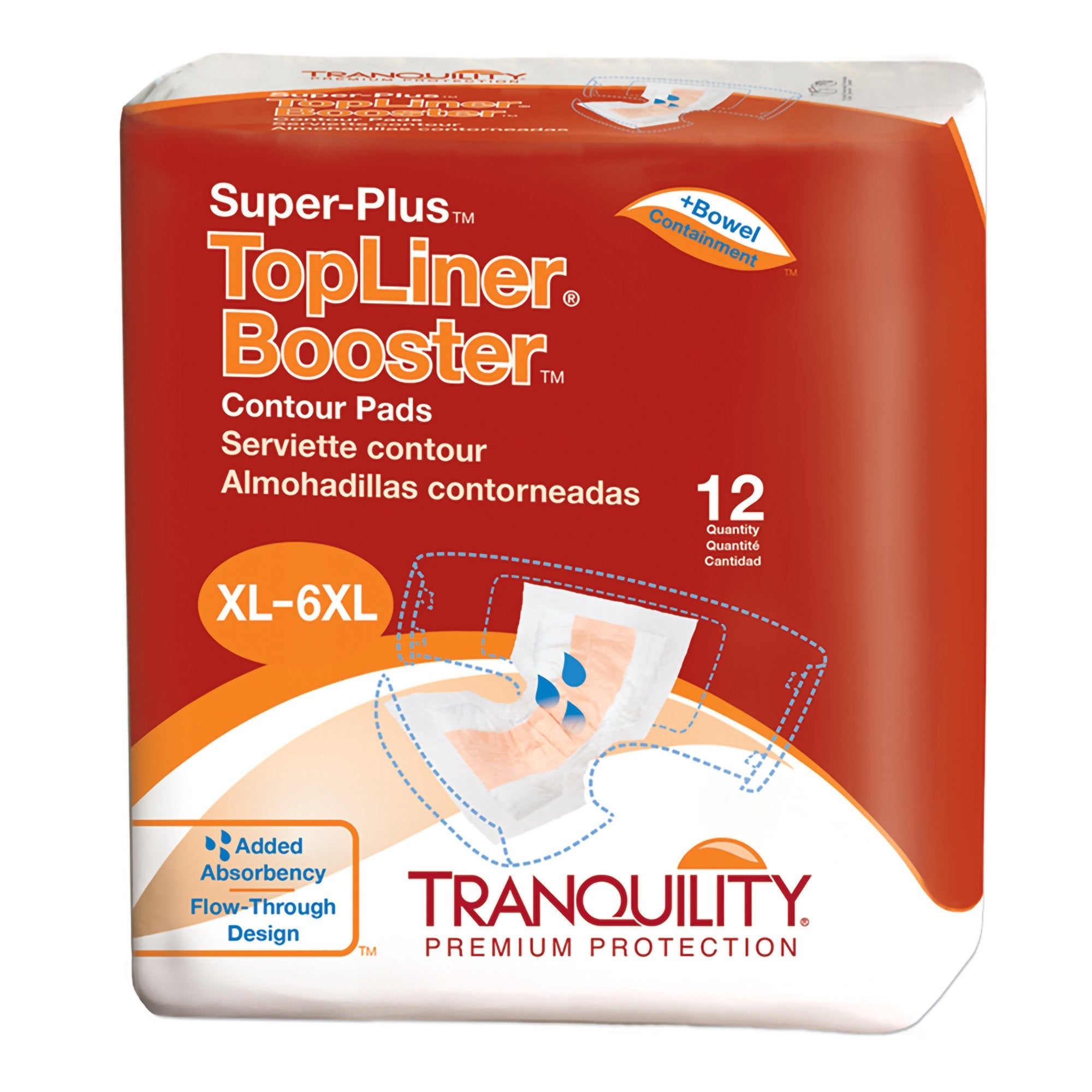 TopLiner™ Super Plus 32" Incontinence Booster Pads, Heavy Absorbency (12 Pack)