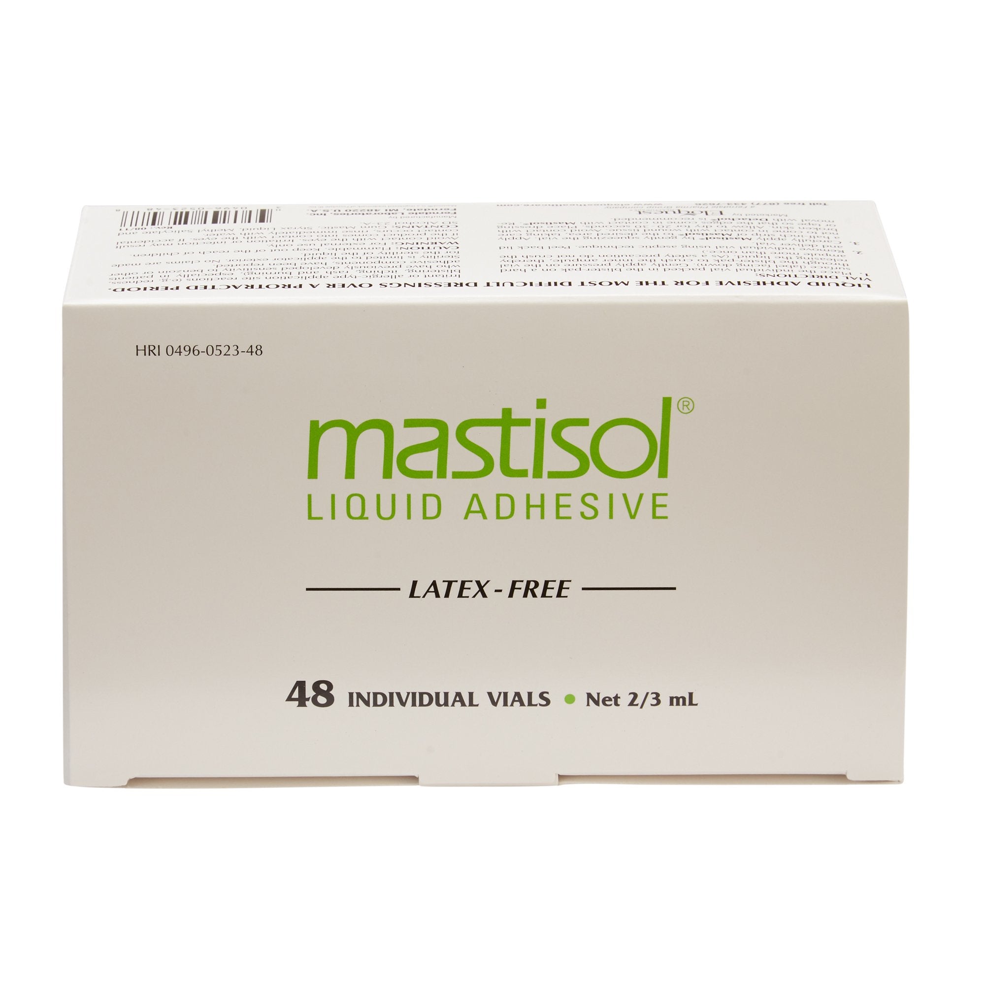 Mastisol® Liquid Bandage: Sterile, Extra Sticky, 2/3 mL Vial - 48 Pack