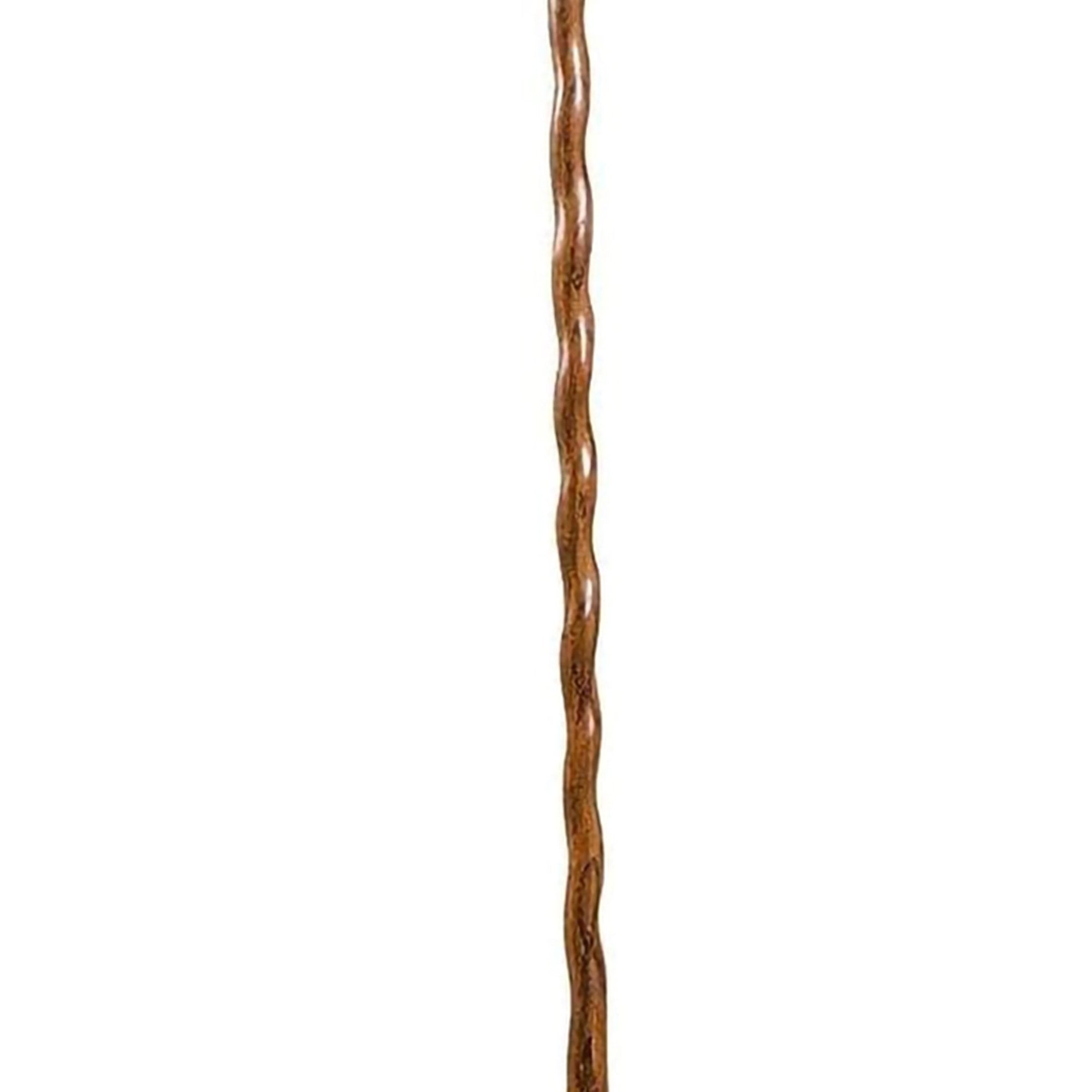 Brazos™ Twisted Oak Hitchhiker Handcrafted Walking Stick, 58-Inch, Brown (1 Unit)