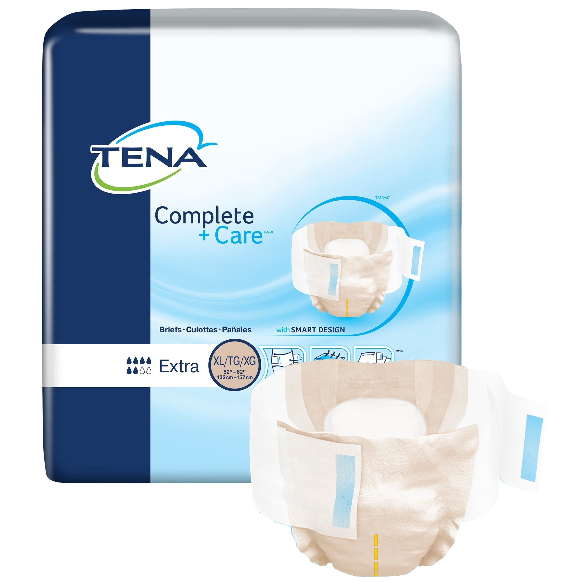 Tena® Complete +Care™ Extra Incontinence Brief, Extra Large (24 Units)