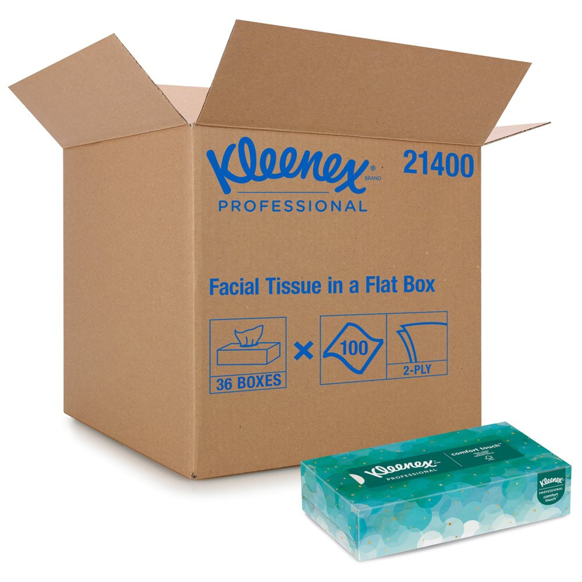 Kleenex Premium Soft Facial Tissues - 36 Pack, 100 Count, 8.4" x 8"