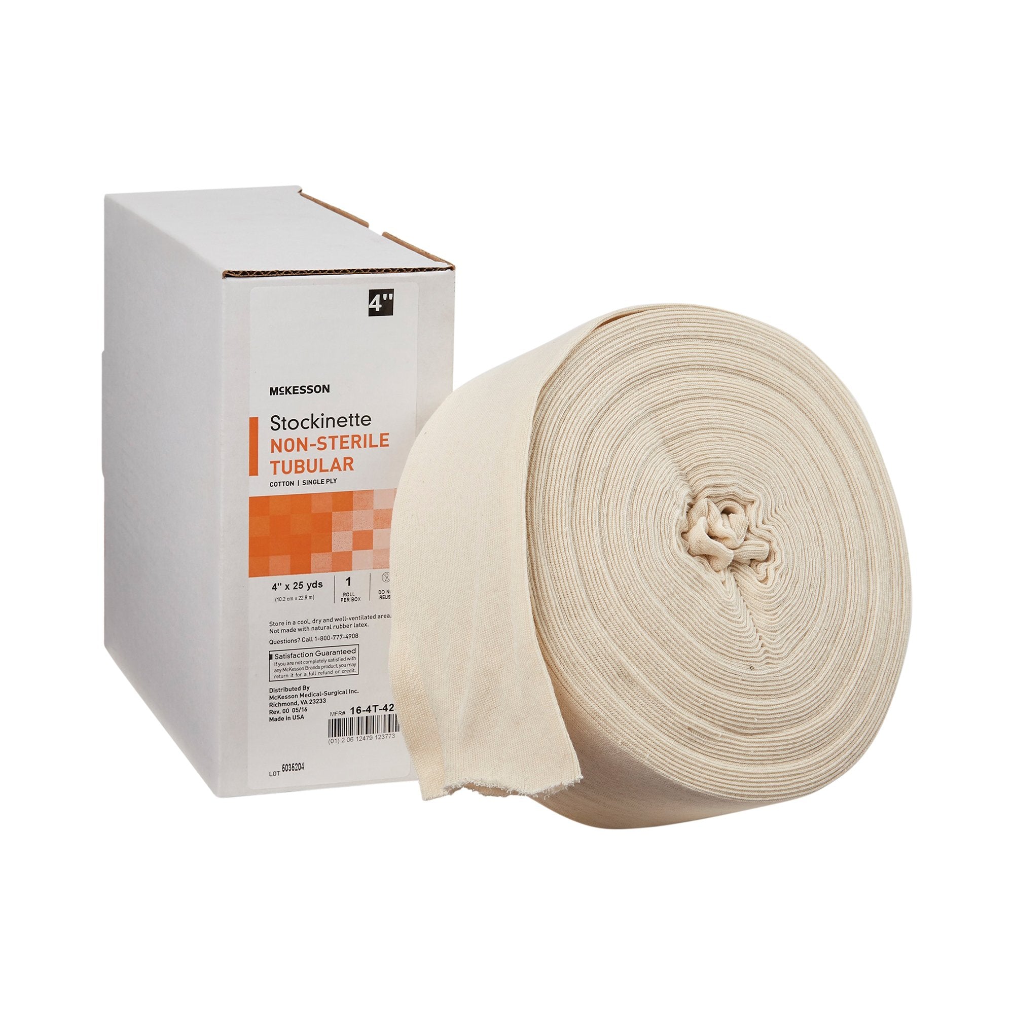 McKesson Beige Cotton Tubular Stockinette, 4 Inch x 25 Yard (1 Unit)