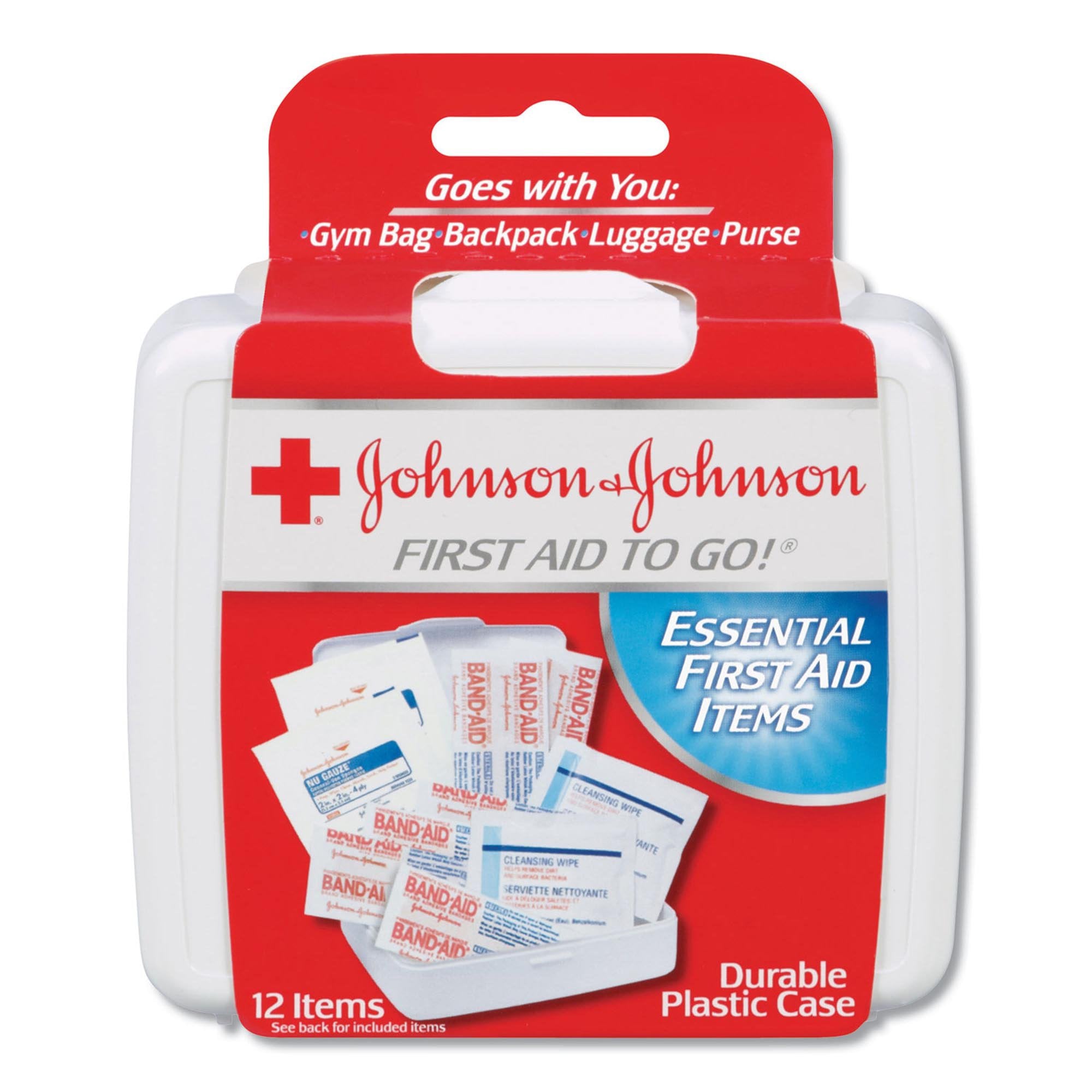 First Aid Kit Johnson and Johnson to Go Plastic Case - image 2