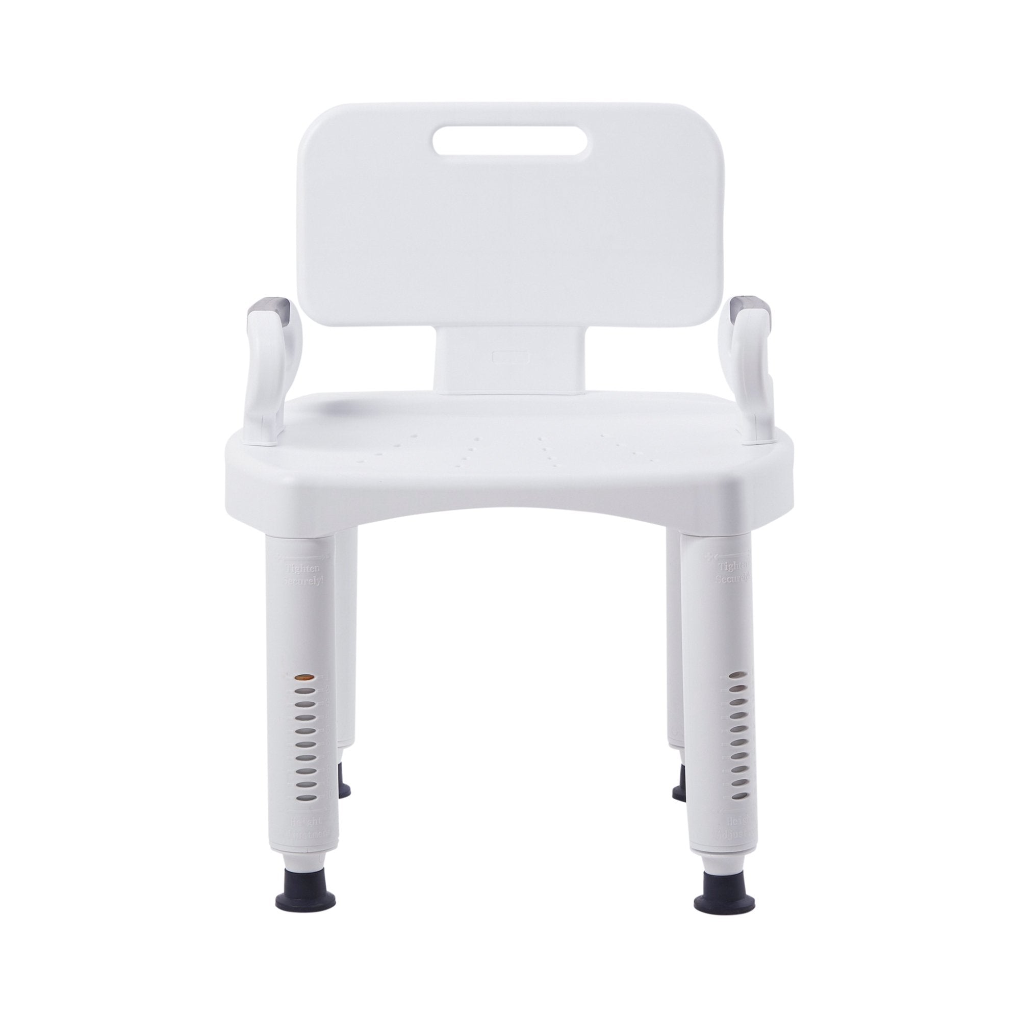 McKesson Bath Bench with Removable Arm Rail and Back, 20½ Inch Width