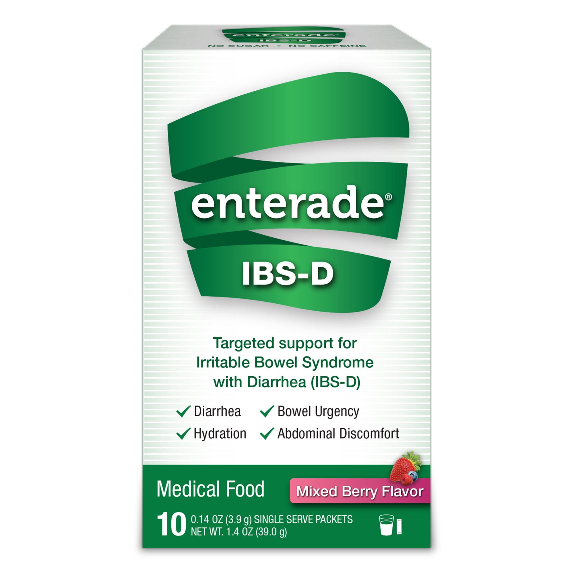 Oral Supplement enterade® IBS-D Mixed Berry Flavor Powder 0.14 oz. Individual Packet - image 3