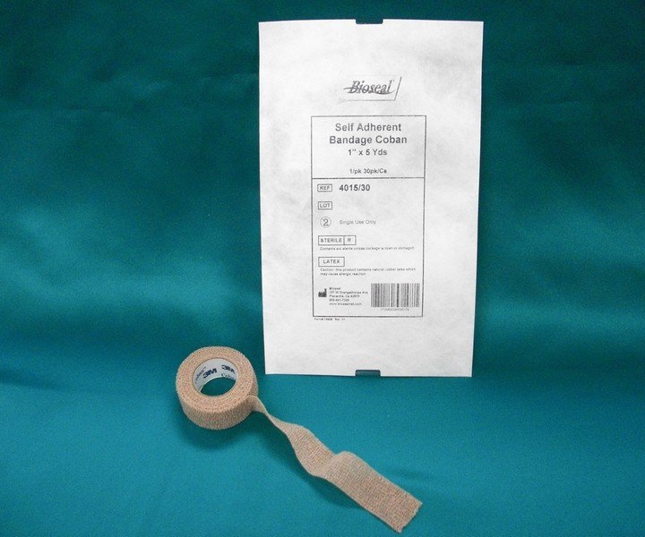 Cohesive Bandage 3M™ Coban™ 1-1/2 Inch X 5 Yard Self-Adherent Closure Tan Sterile Standard Compression