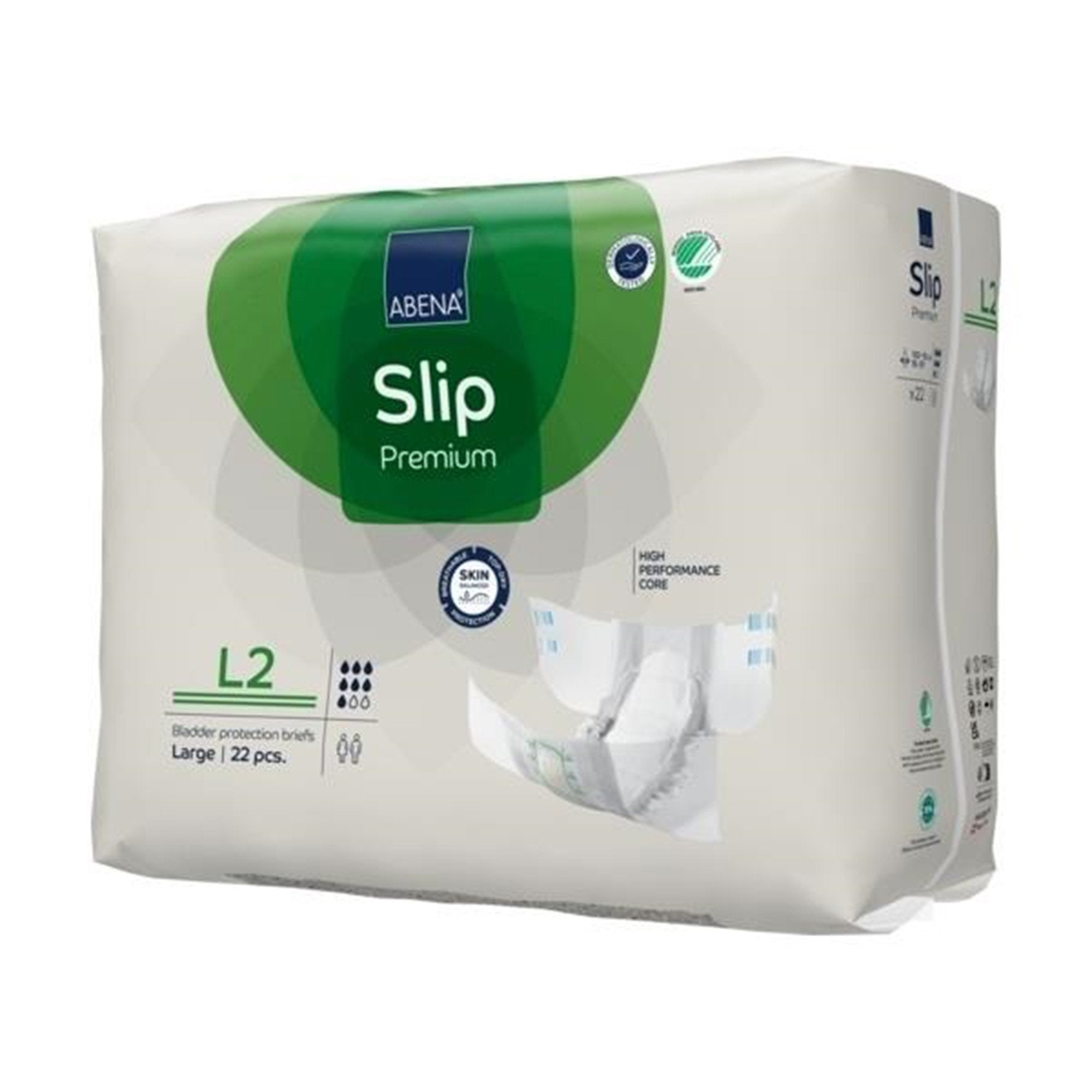 Incontinence Brief Abena® Slip Premium L2 Adult Large Unisex Disposable Heavy Absorbency - image 4