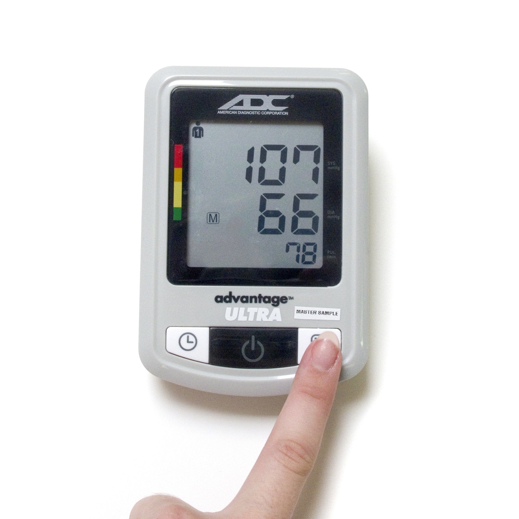 Home Automatic Digital Blood Pressure Monitor Advantage™ 6021N Series Small Adult Cuff Nylon Cuff 17 - 22 cm Desk Model - image 3