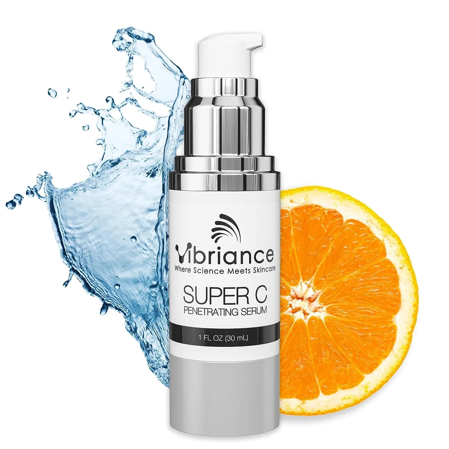 Vibriance Super C Facial Serum, with Vitamin C , Fragrance Free, 1 Oz