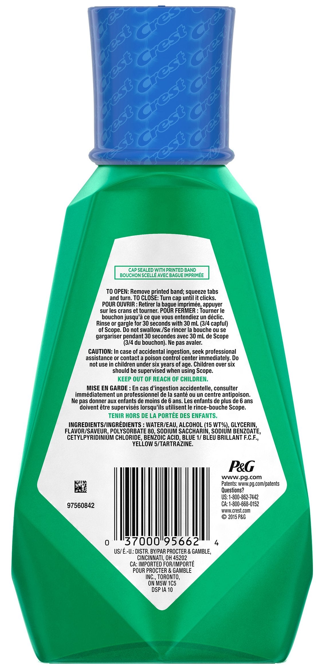 Mouthwash Scope® 1 Liter Mint Flavor - image 2