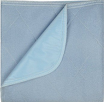 Reusable Underpad Blue Max 34 X 36 Inch Polyester / Rayon Moderate Absorbency