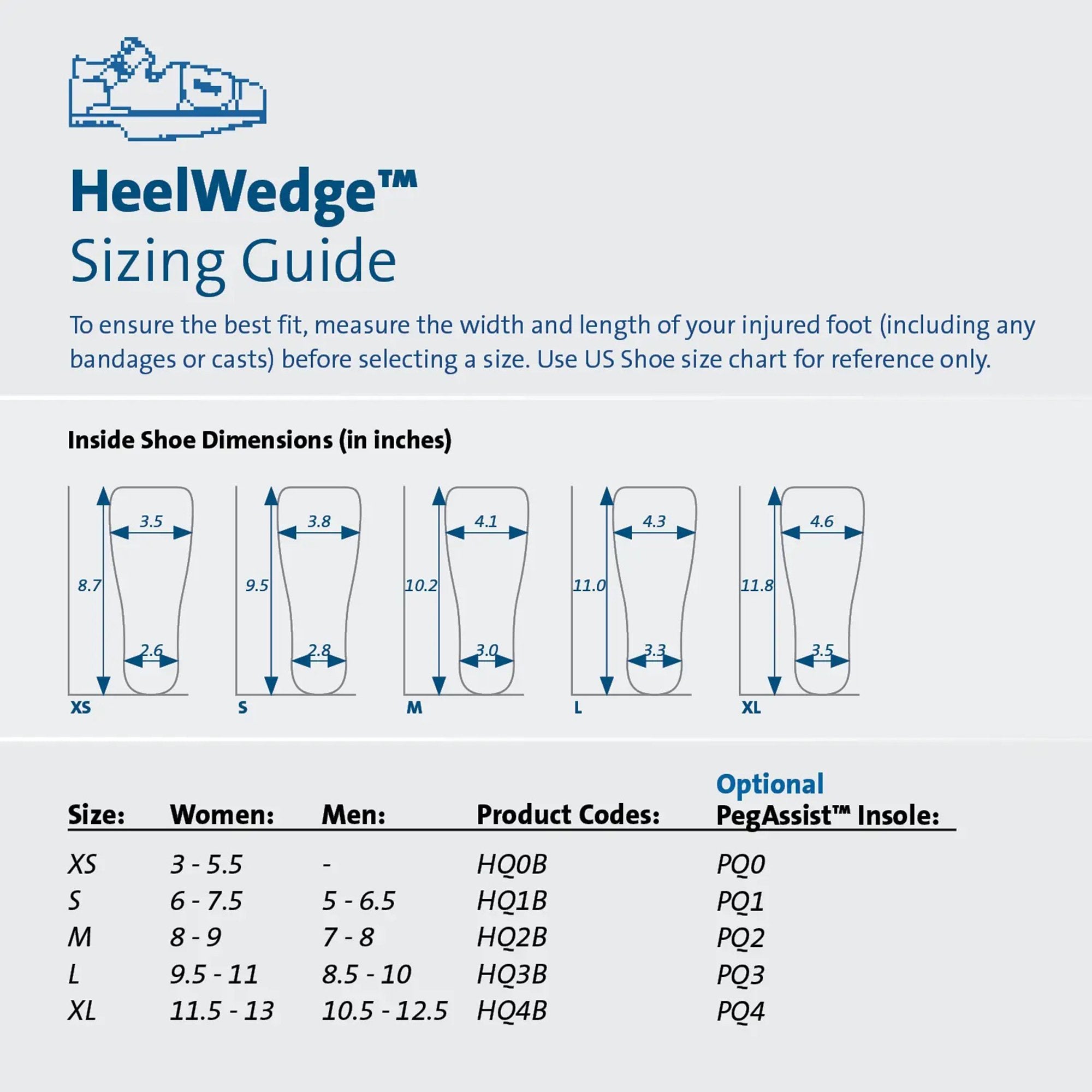 Post-Op Shoe HeelWedge™ Large Unisex Black - image 2