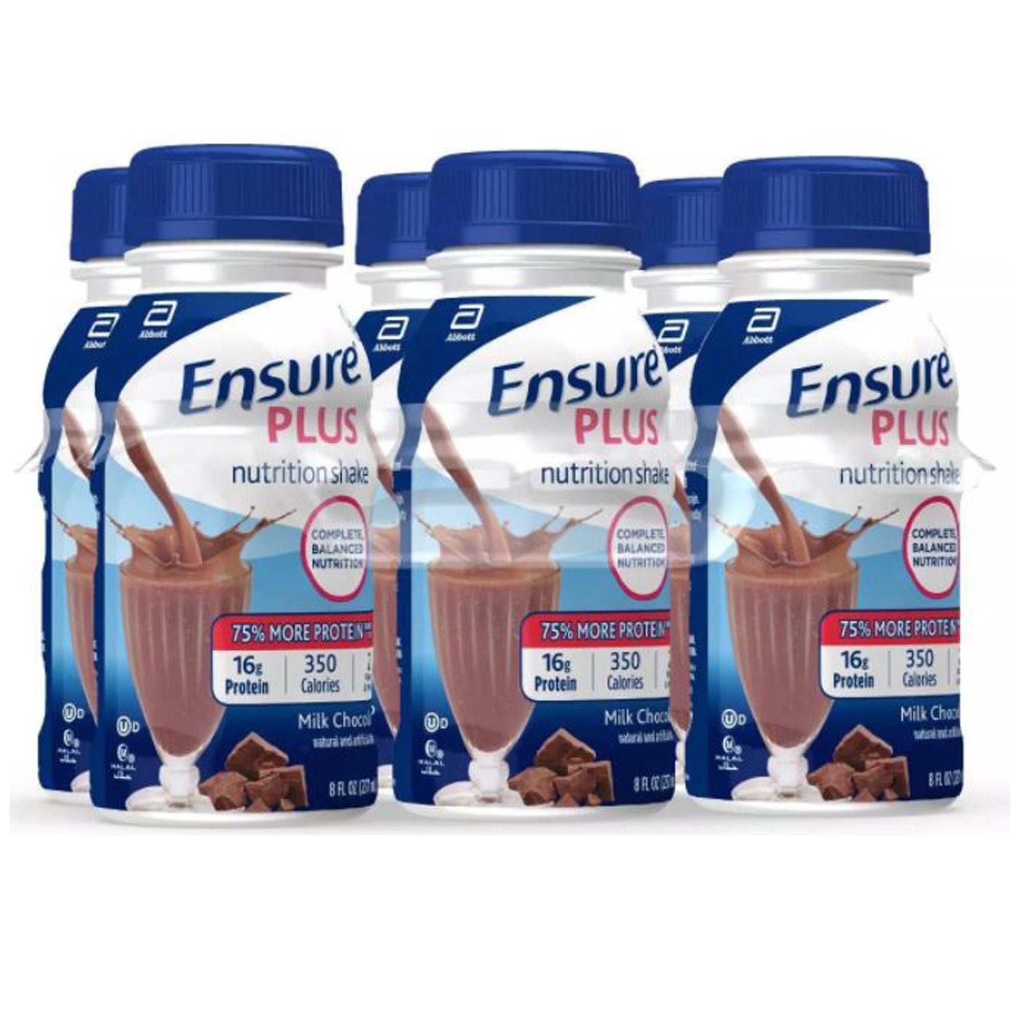 Oral Supplement Ensure® Plus Nutrition Shake Milk Chocolate Flavor Liquid 8 oz. Bottle - image 2