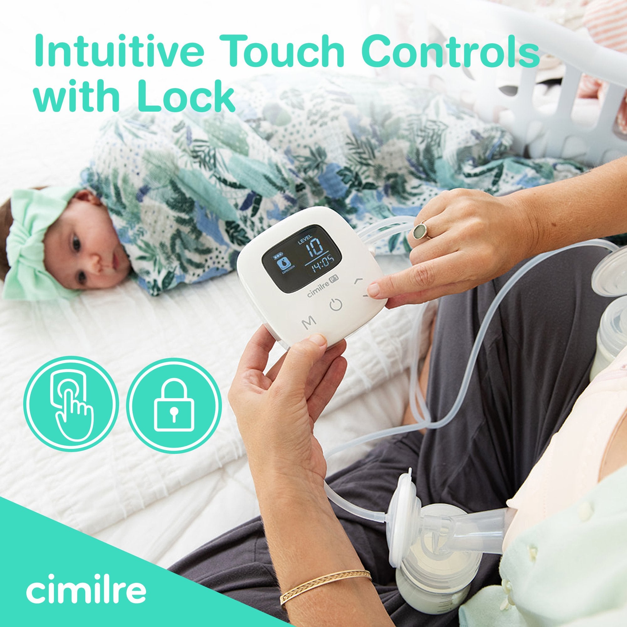 Double Electric Breast Pump Kit Cimilre® P1 - image 10