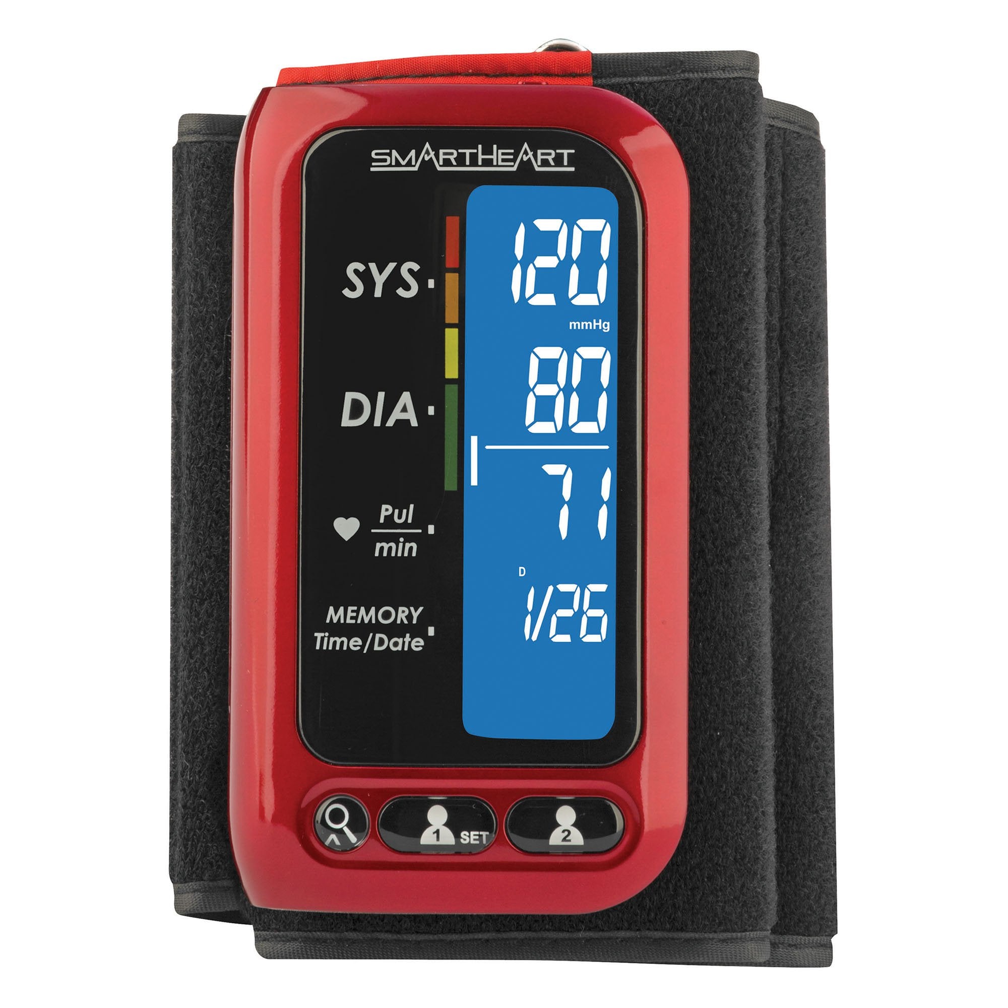 Home Automatic Digital Blood Pressure Monitor Smartheart Adult Cuff Nylon Cuff 22 to 42 cm Desk Model - image 2