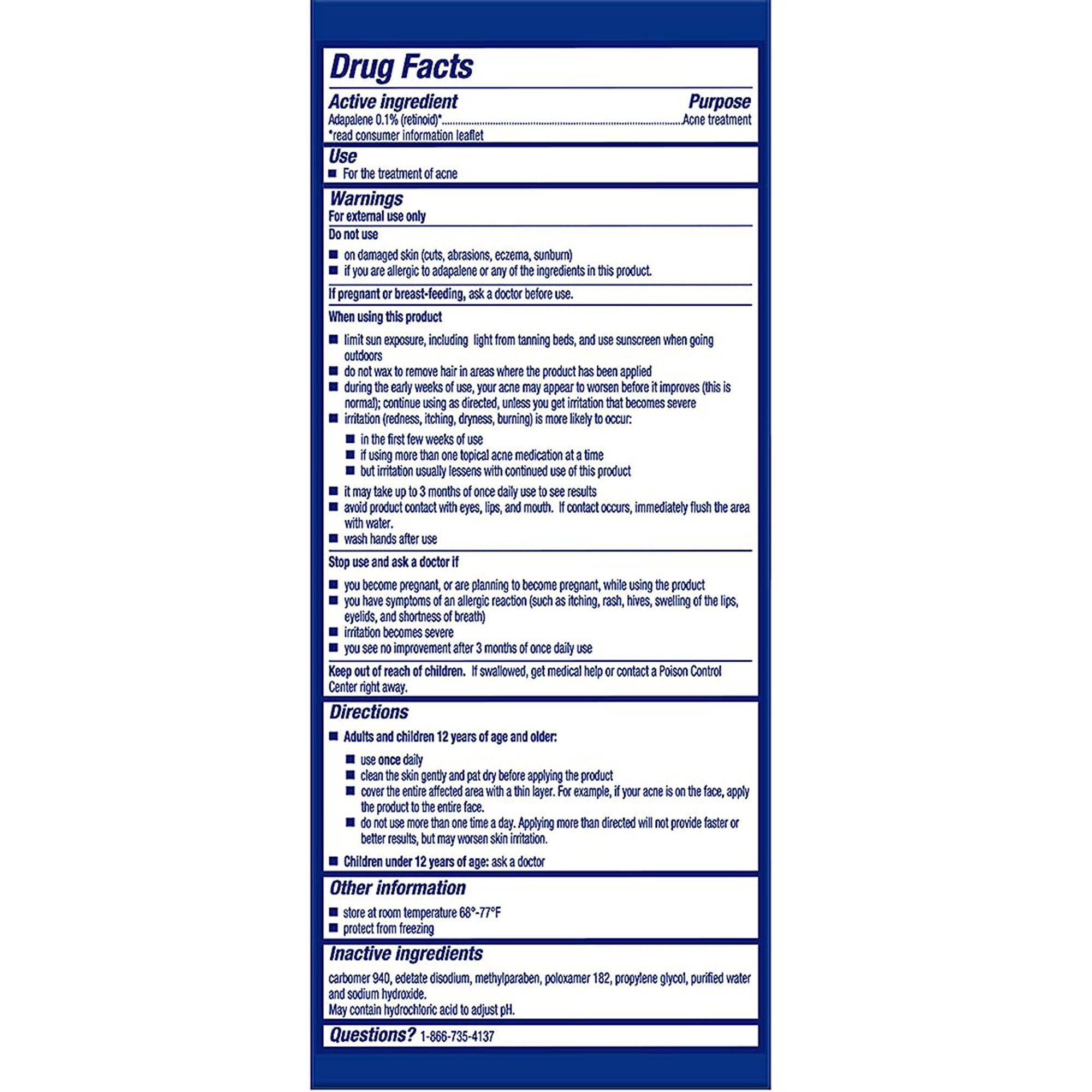 Acne Treatment Differin® 45 Gram Gel - image 3