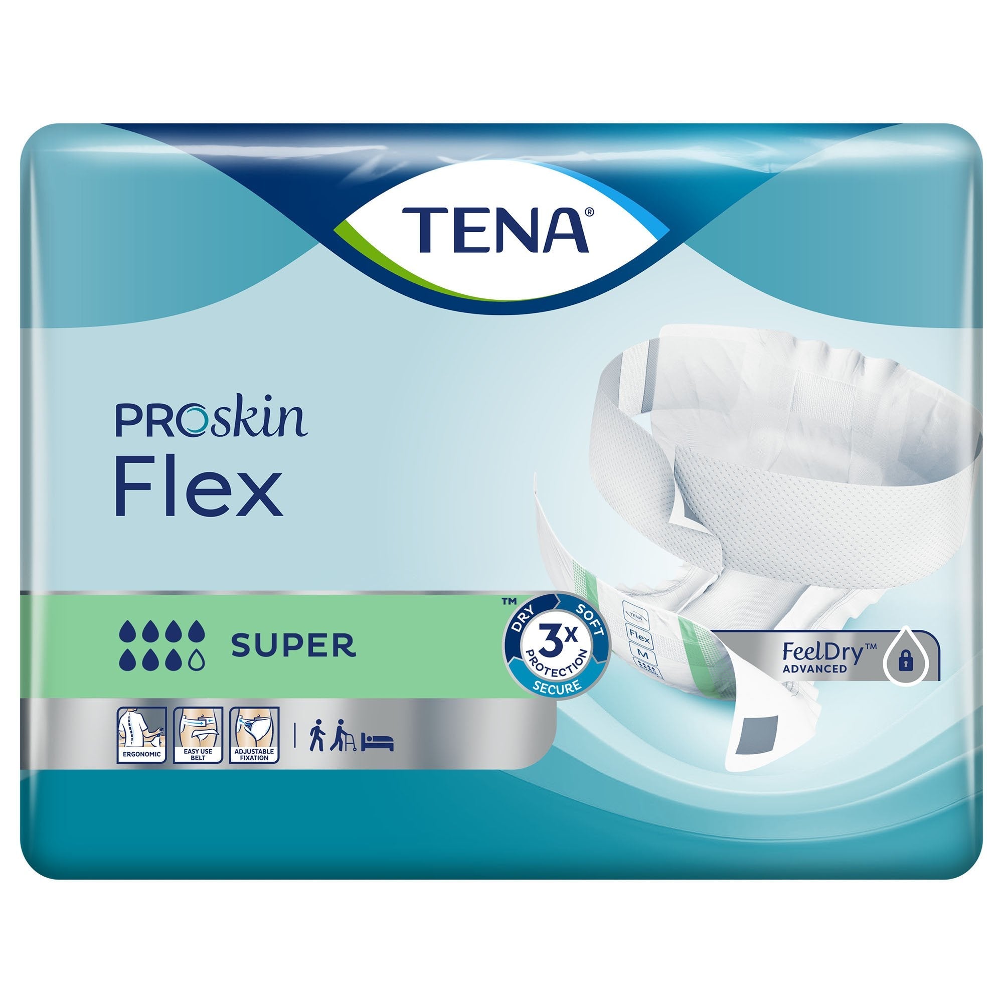 Tena® Flex™ Super Incontinence Belted Undergarment, Size 20 (1 Unit)
