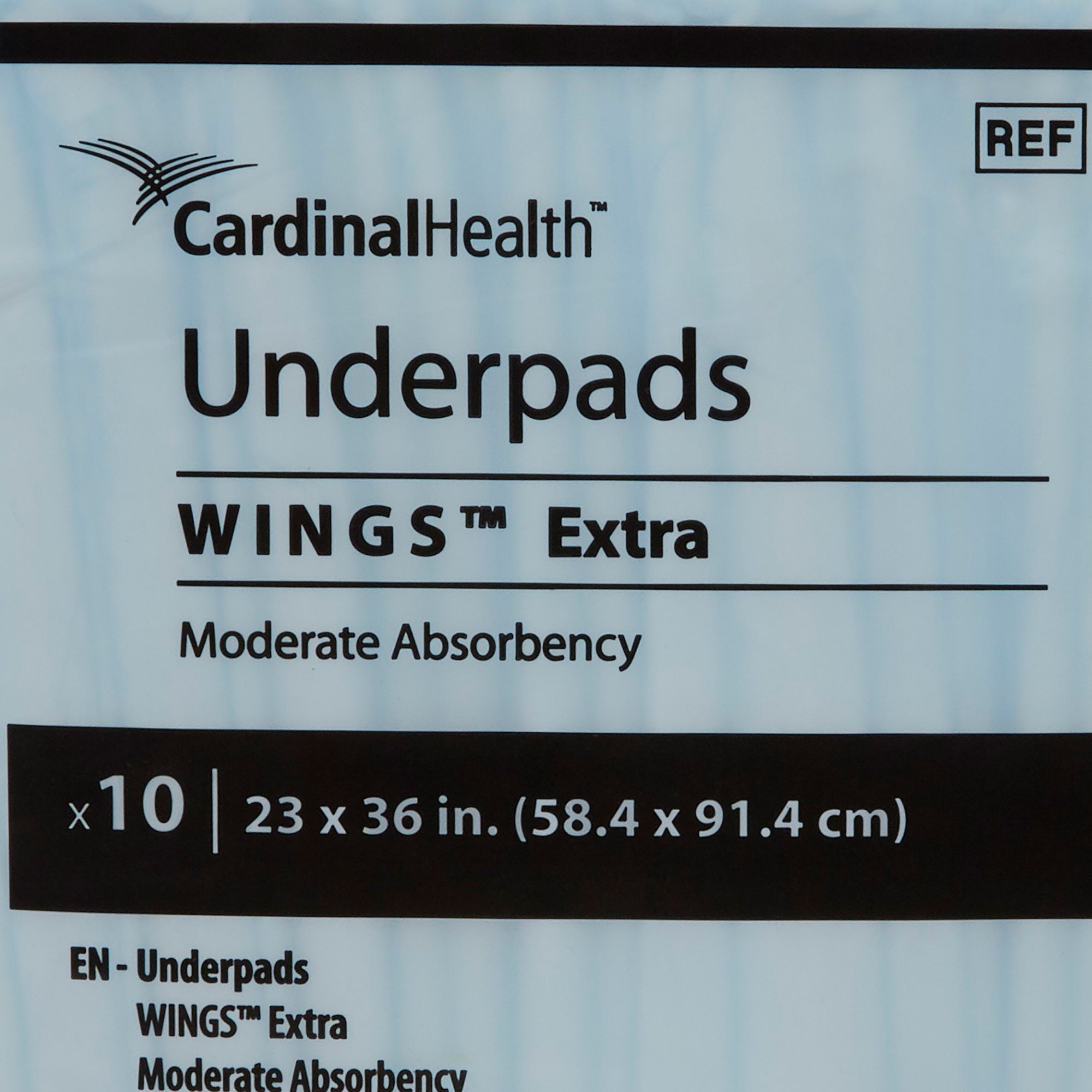 Simplicity Extra Underpad 23x36" Moderate Absorbency Blue - 10 Pack