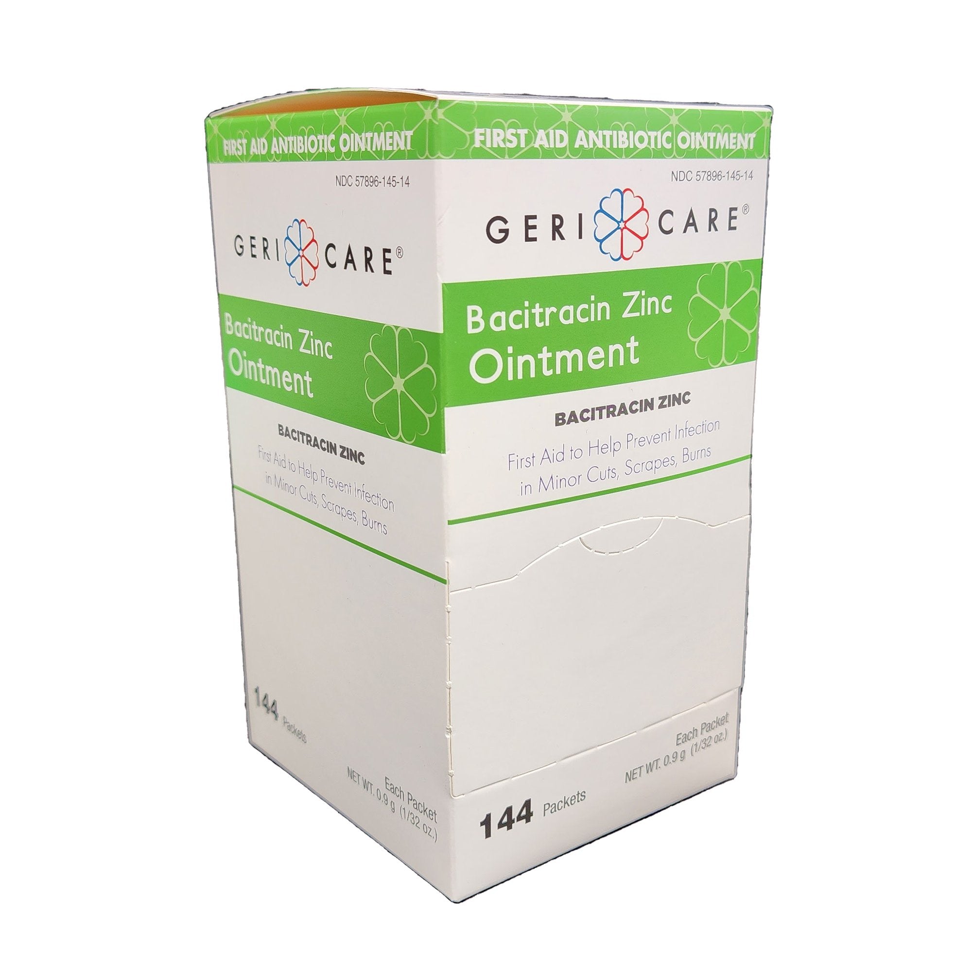 First Aid Antibiotic Bacitracin Zinc Geri-Care® Ointment 0.9 Gram Individual Packet - image 2