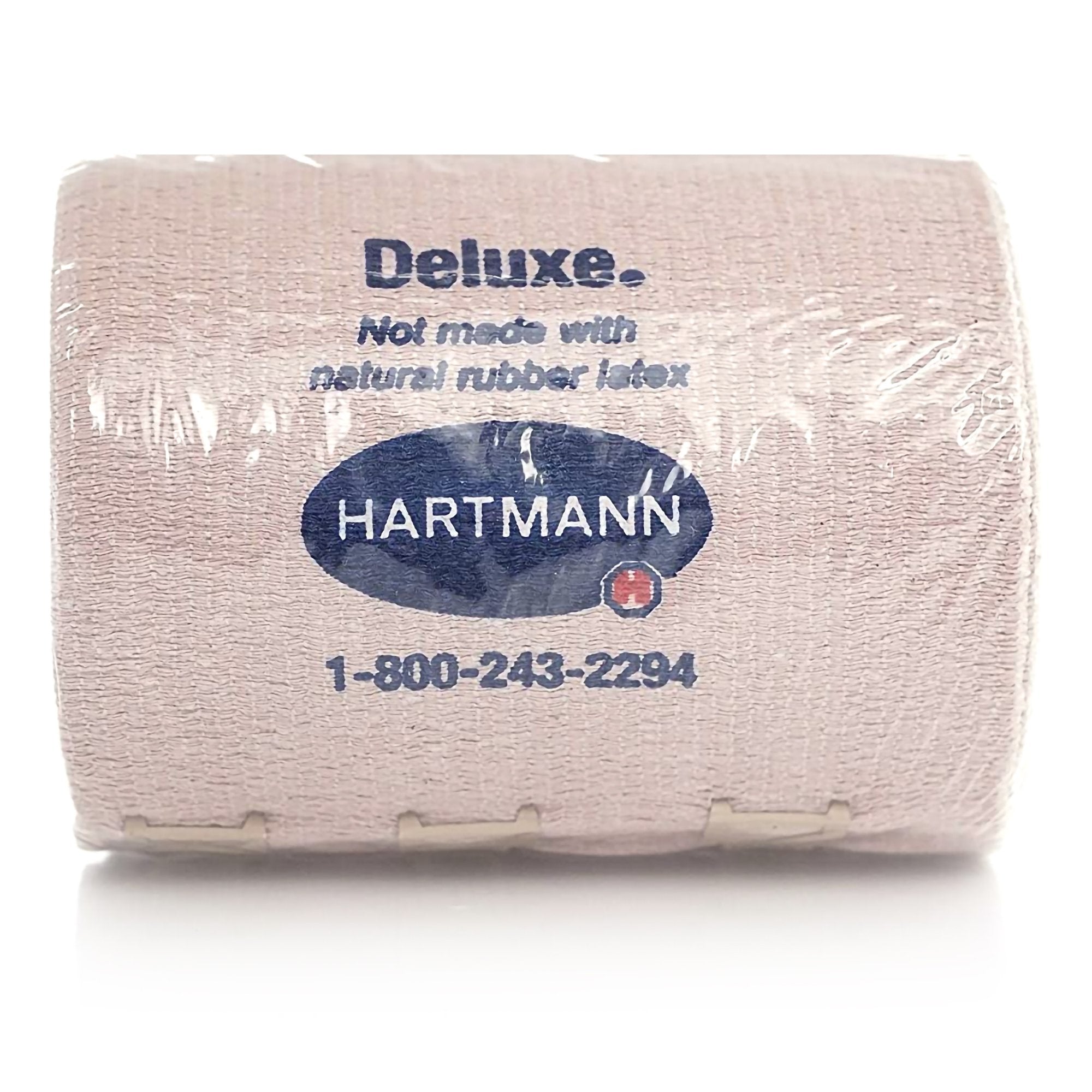 Elastic Bandage Deluxe® 4 Inch X 5-1/2 Yard Clip Detached Closure Tan Sterile Standard Compression