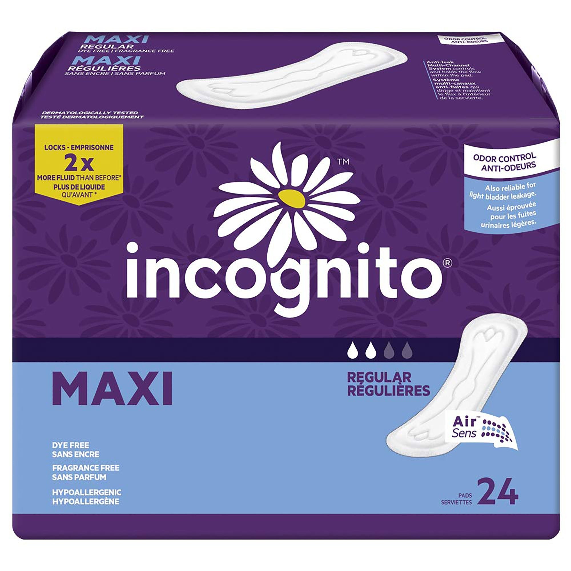 Incognito® Maxi Pad (24 Units)