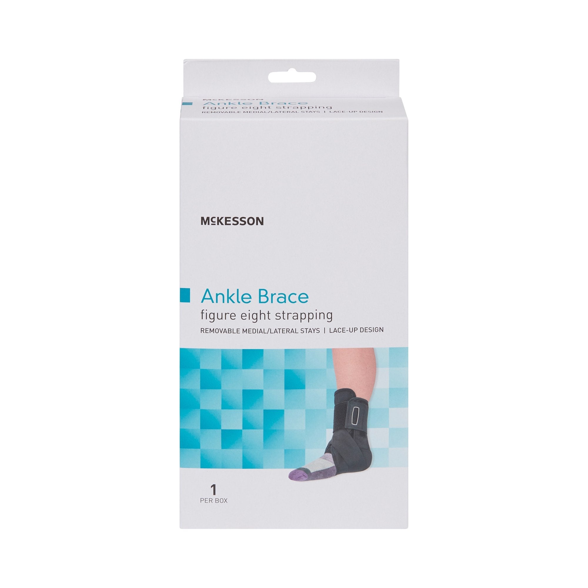 McKesson Low Profile Open Heel Open Toe Ankle Brace, Extra Large (1 Unit)