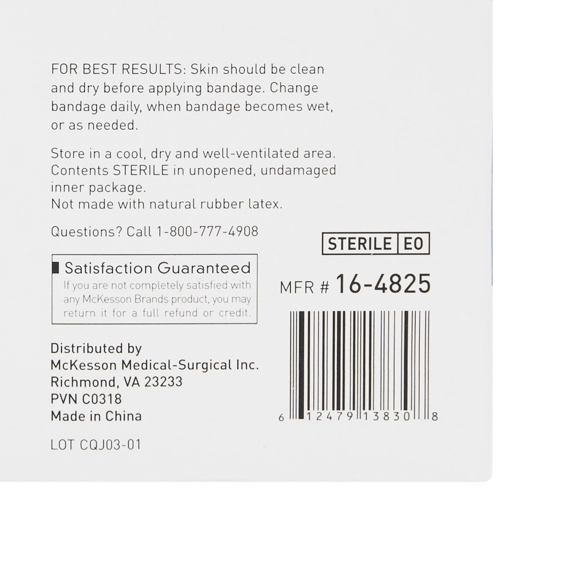 McKesson Tan Adhesive Strip, 2 x 4 Inch (1 Unit)