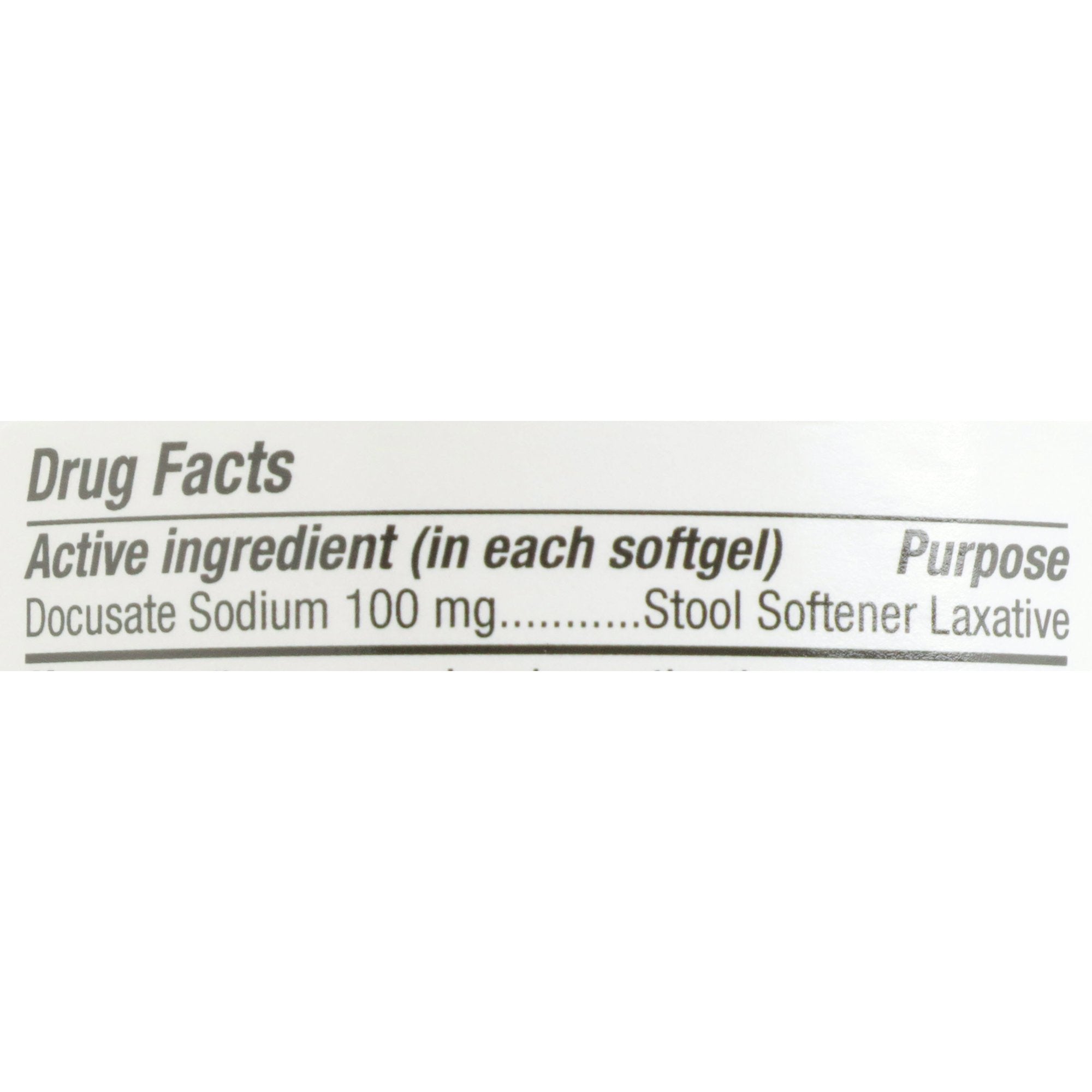 Geri-Care® Docusate Sodium Stool Softener (1 Unit)
