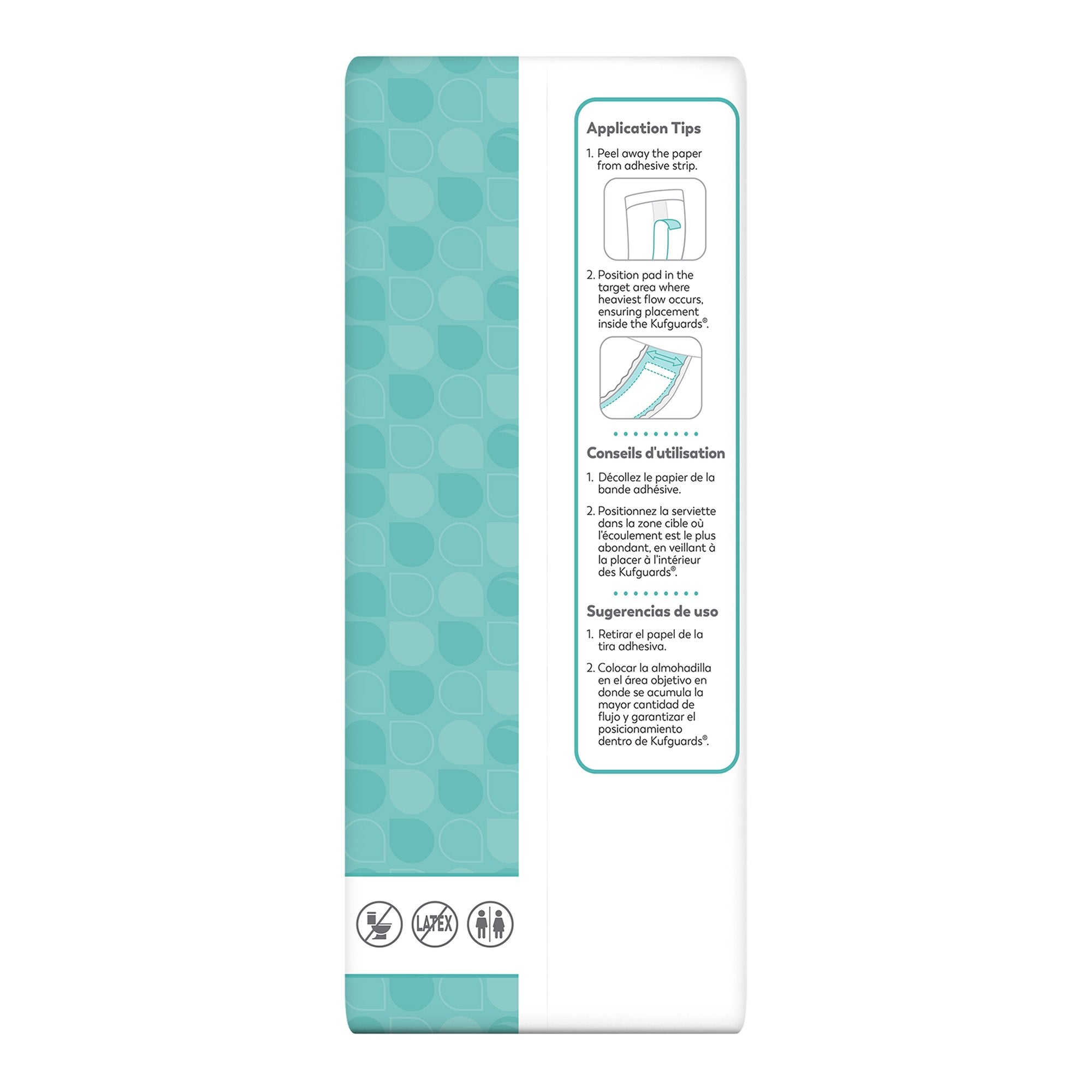 Comfort Care™ Incontinence Booster Pad, 12-Inch Length (25 Units)