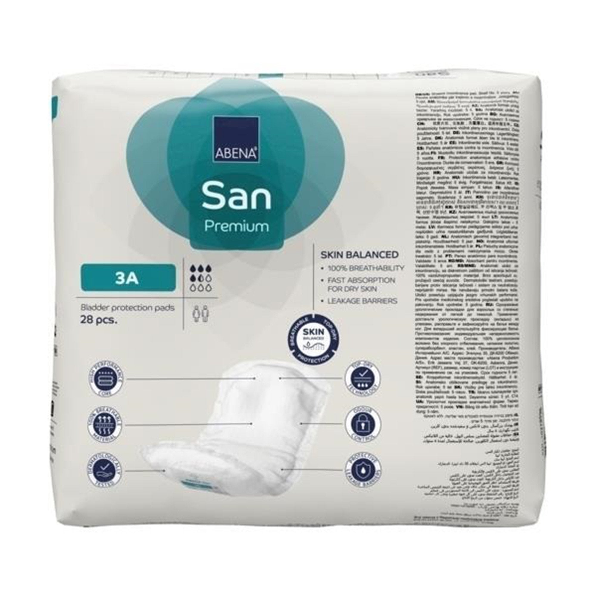 Abena® San Premium Bladder Protection Pads, Size 3A (28 Units)