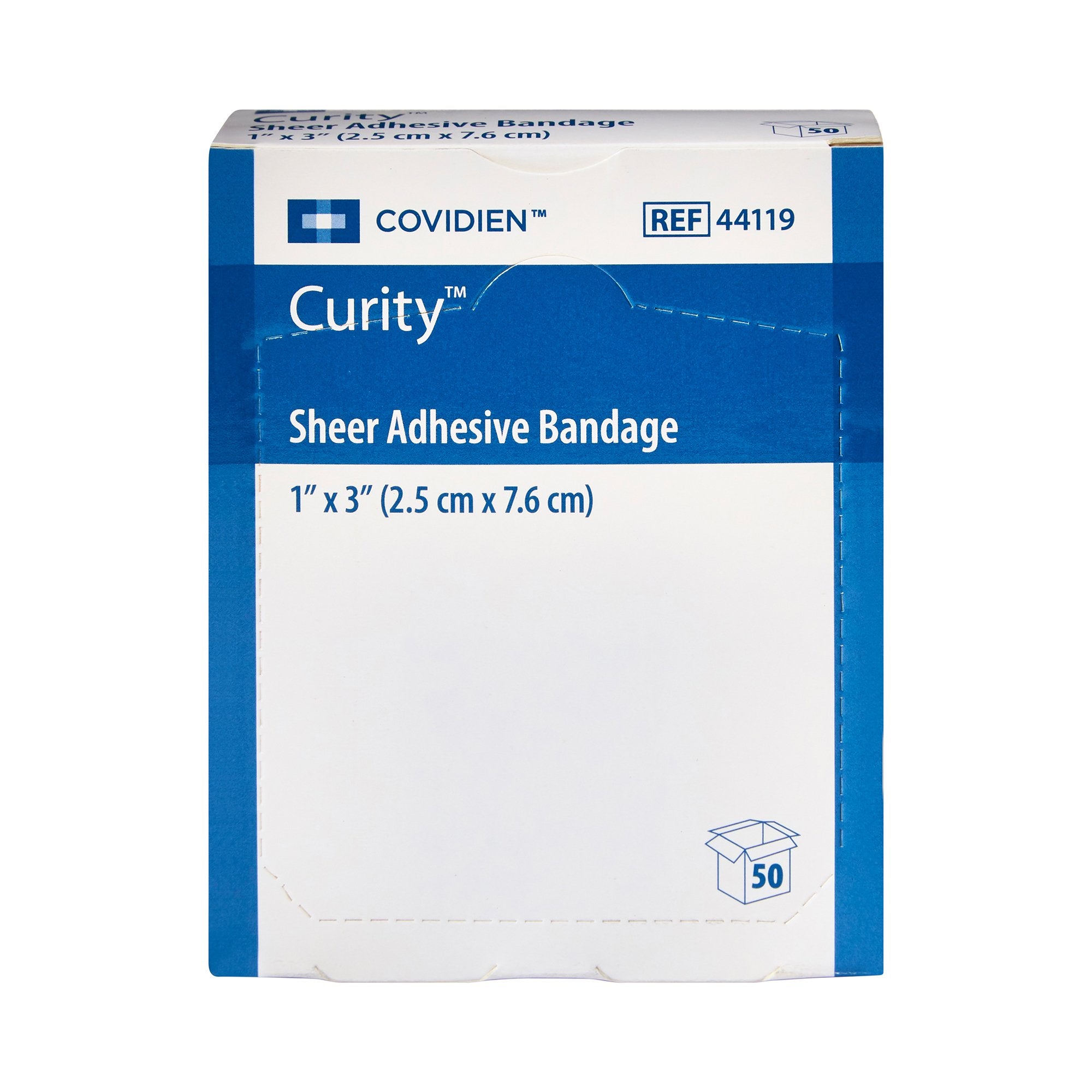 Adhesive Strip Curity™ Plastic Sheer 1 X 3 Inch Sterile - image 2