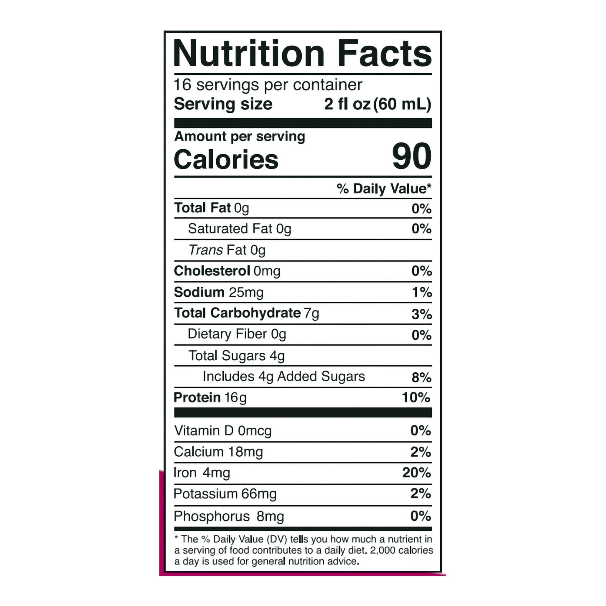 Oral Supplement Vida Fuel Wellness Protein Berry Delight Flavor Liquid 32 oz. Reclosable Carton - image 8