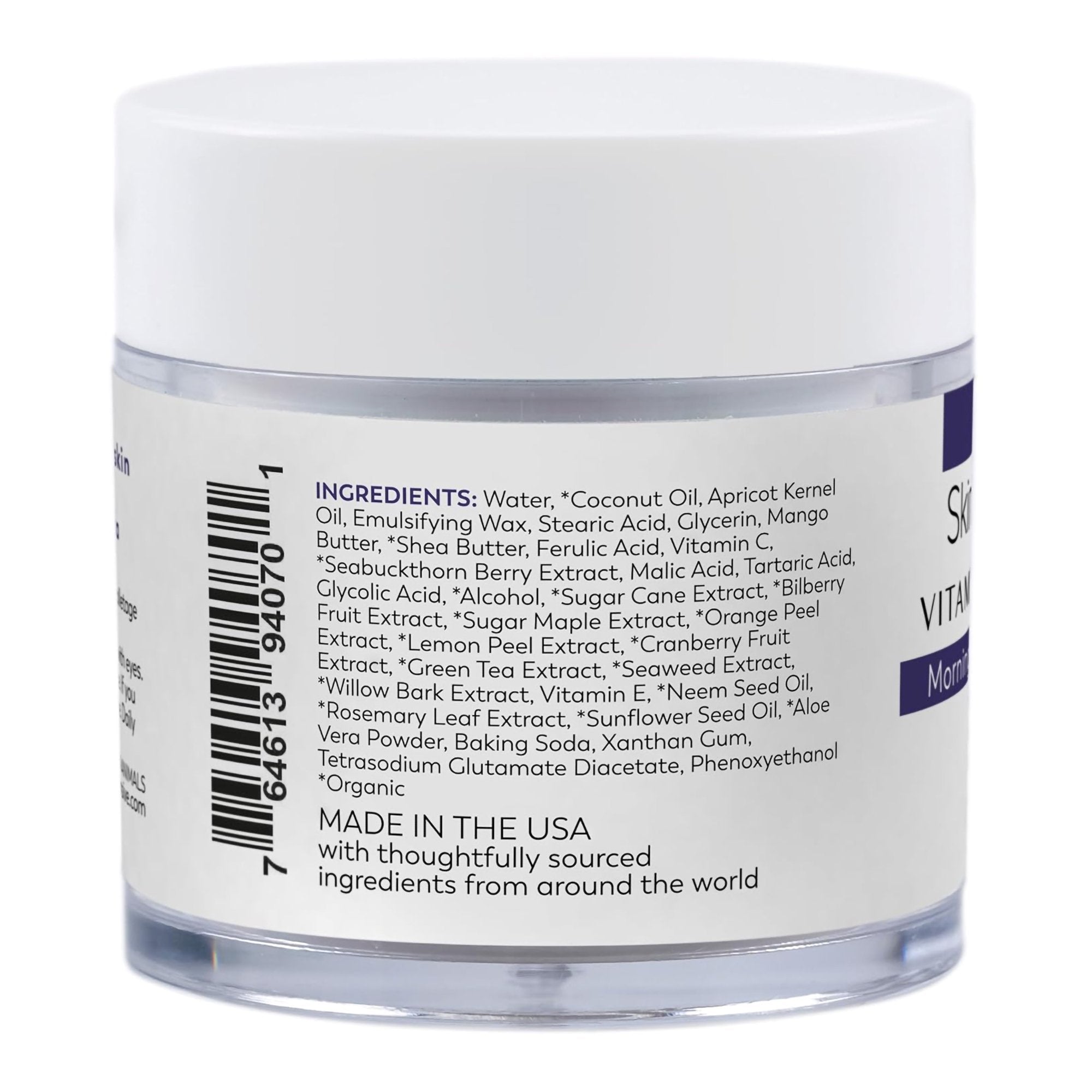 Facial Moisturizer Skintensive® Vitamin C + AHA Morning Ritual Cream 1.6 oz. Jar Unscented Cream - image 4